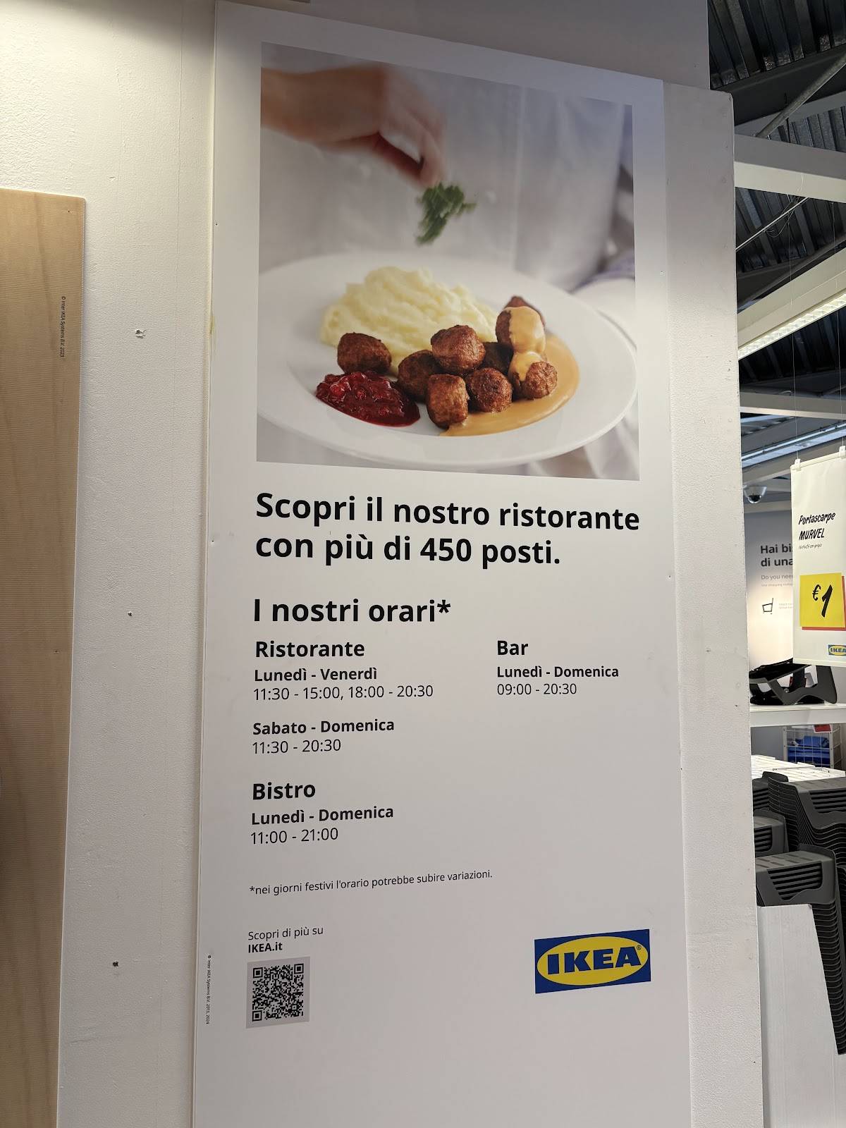 Menu di Ristorante Ikea - Milano Carugate 