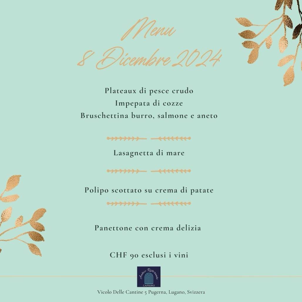 Menu di Ristorante Il Caprino 