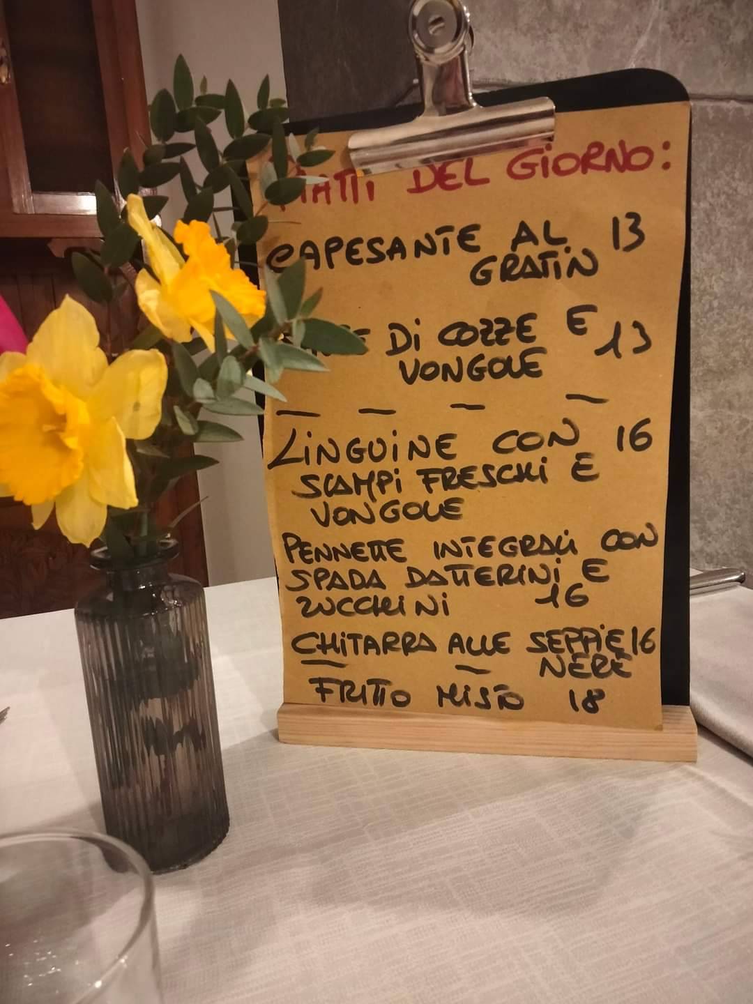 Menu di Ristorante Il Giglio 