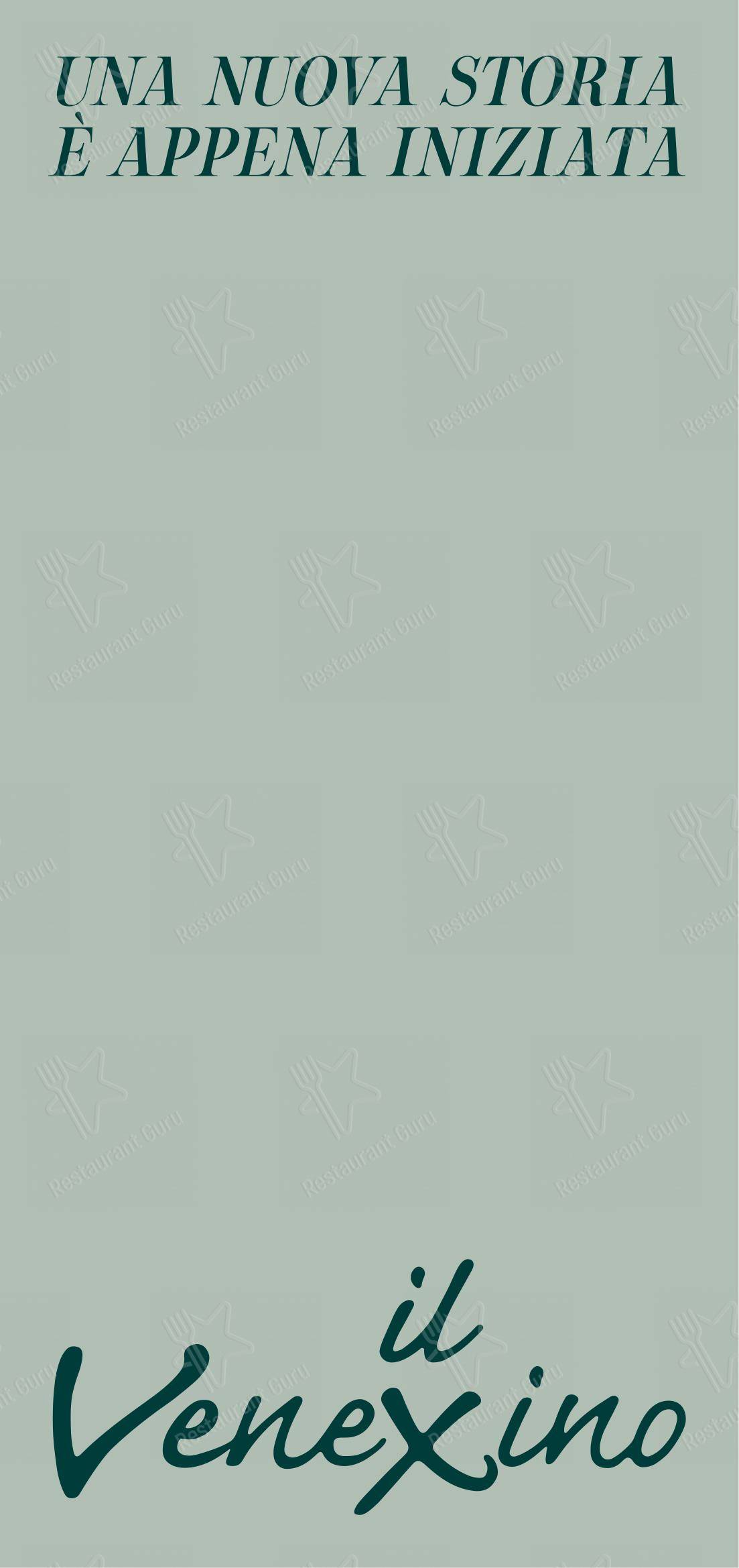 Menu di Il Venexino - Nonsolocaffè - 菜单