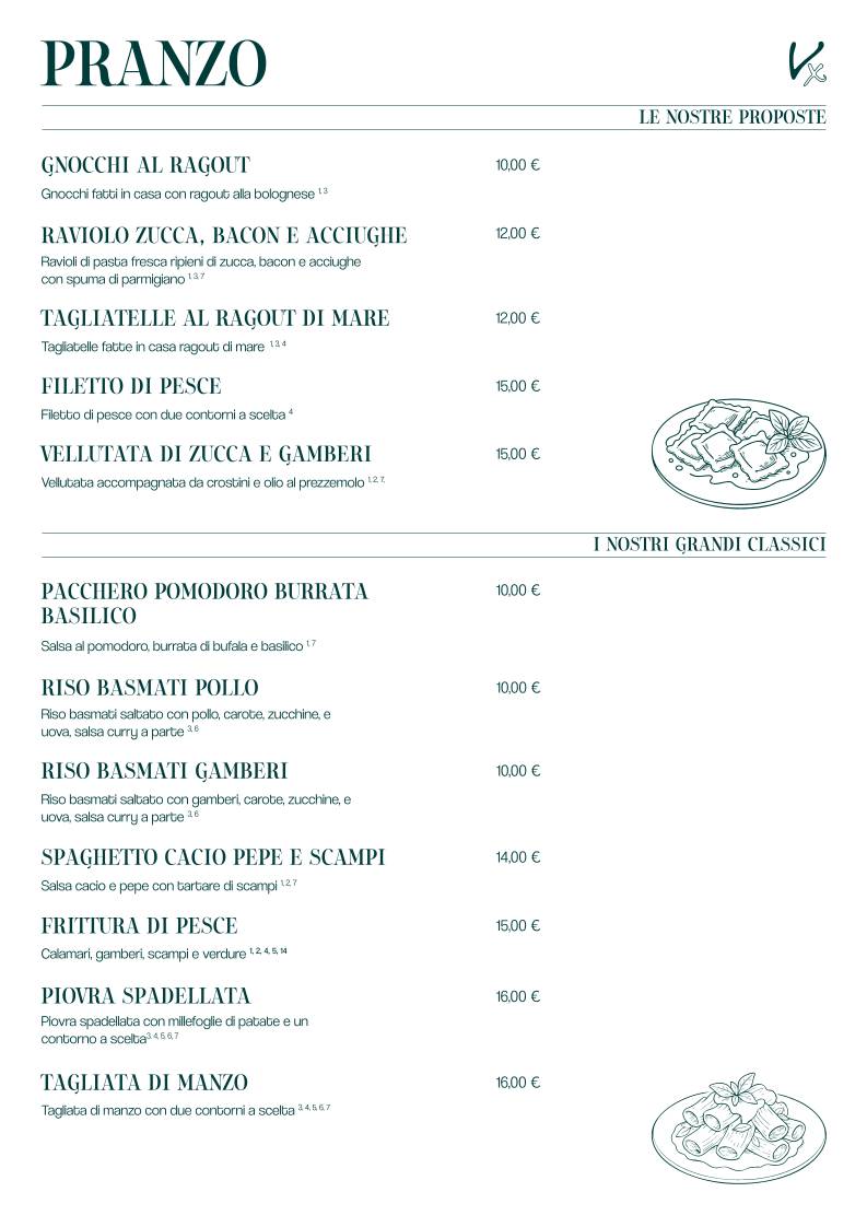 Menu di Il Venexino - Nonsolocaffè 
