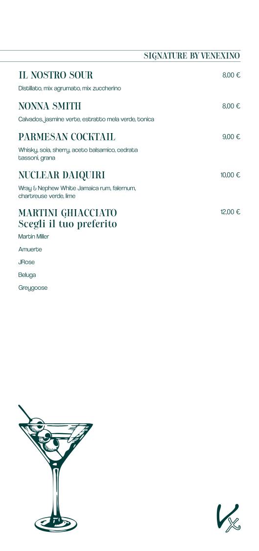 Menu di Il Venexino - Nonsolocaffè 