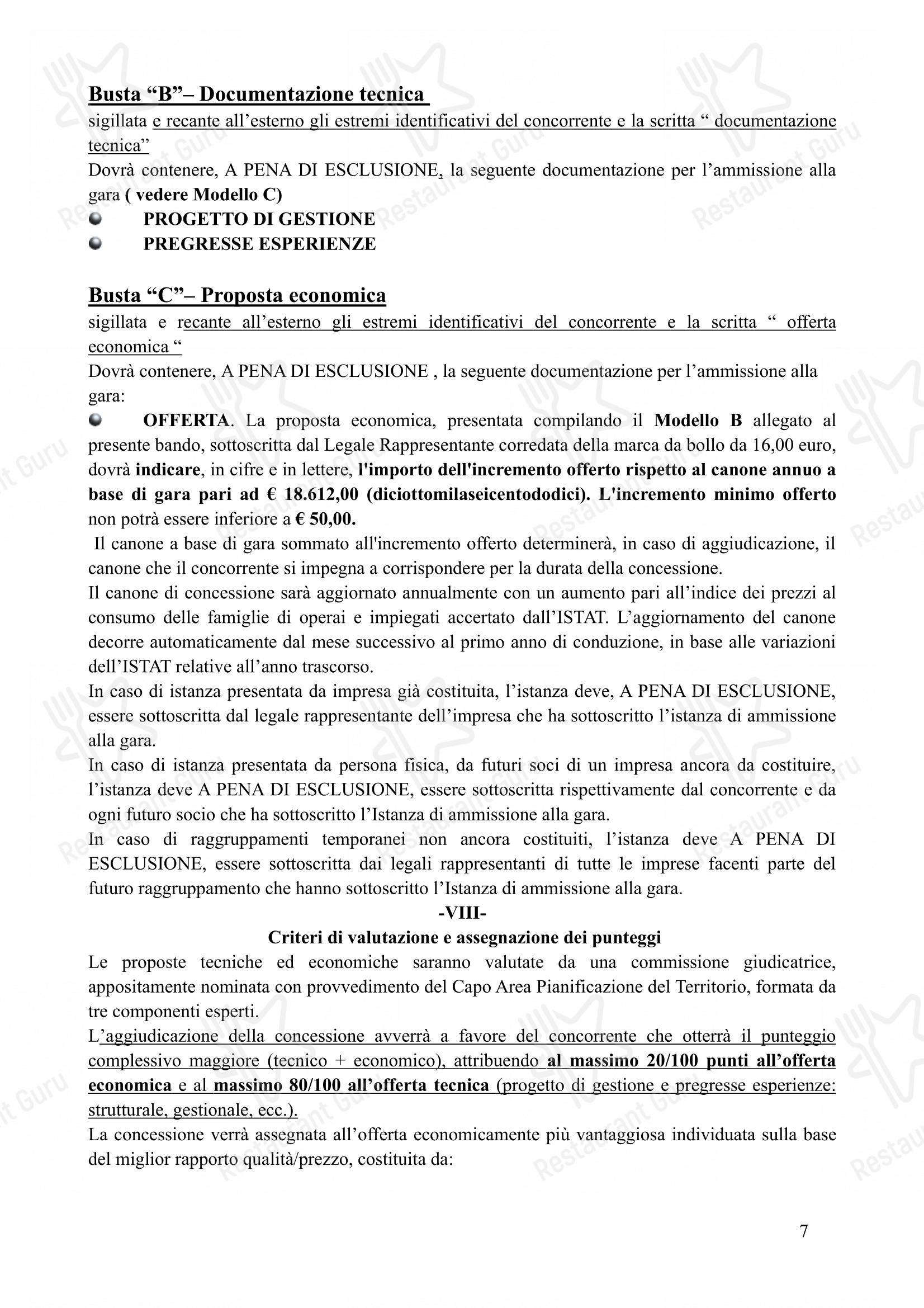 Menu di Il Venexino - Nonsolocaffè - Menu
