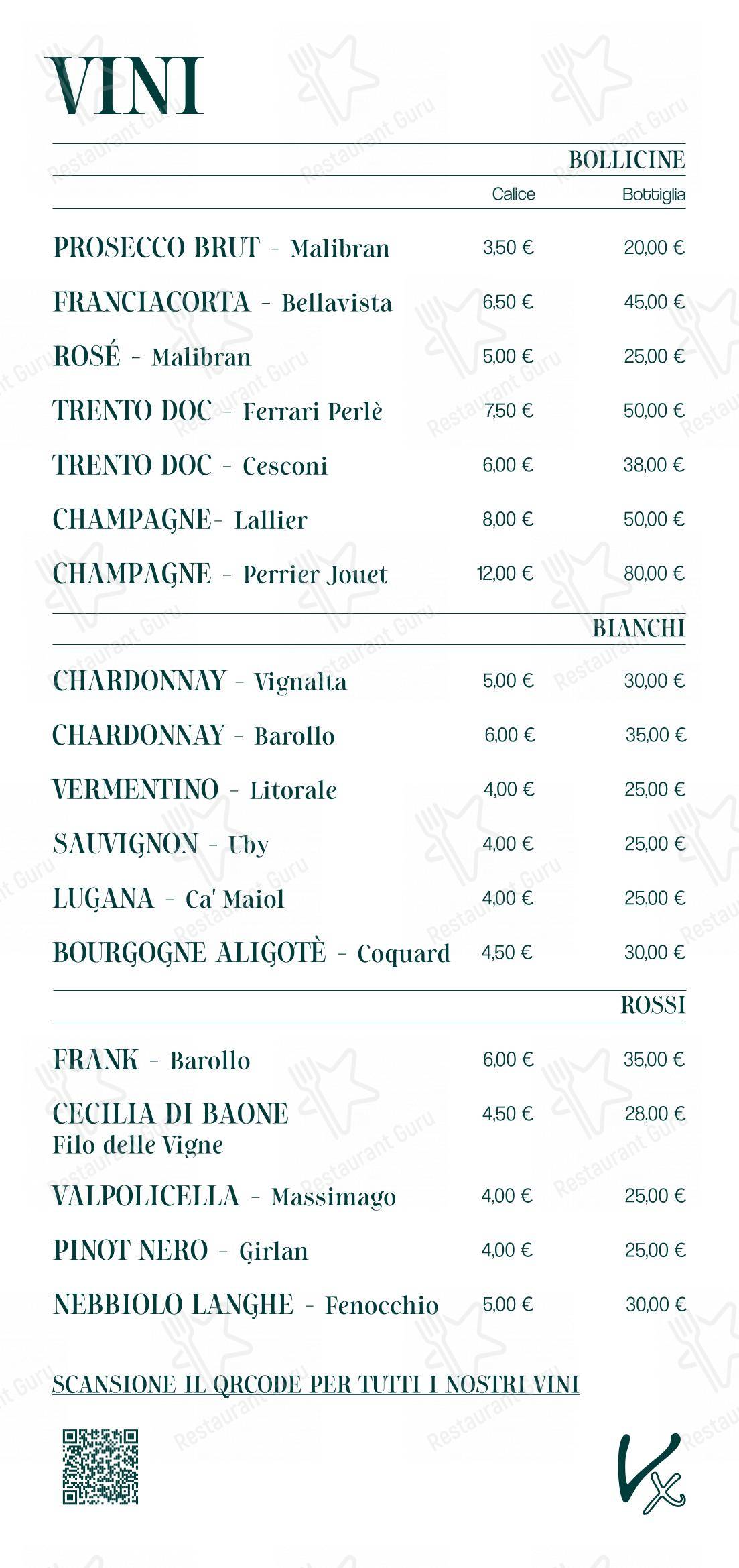 Menu di Il Venexino - Nonsolocaffè - 菜单