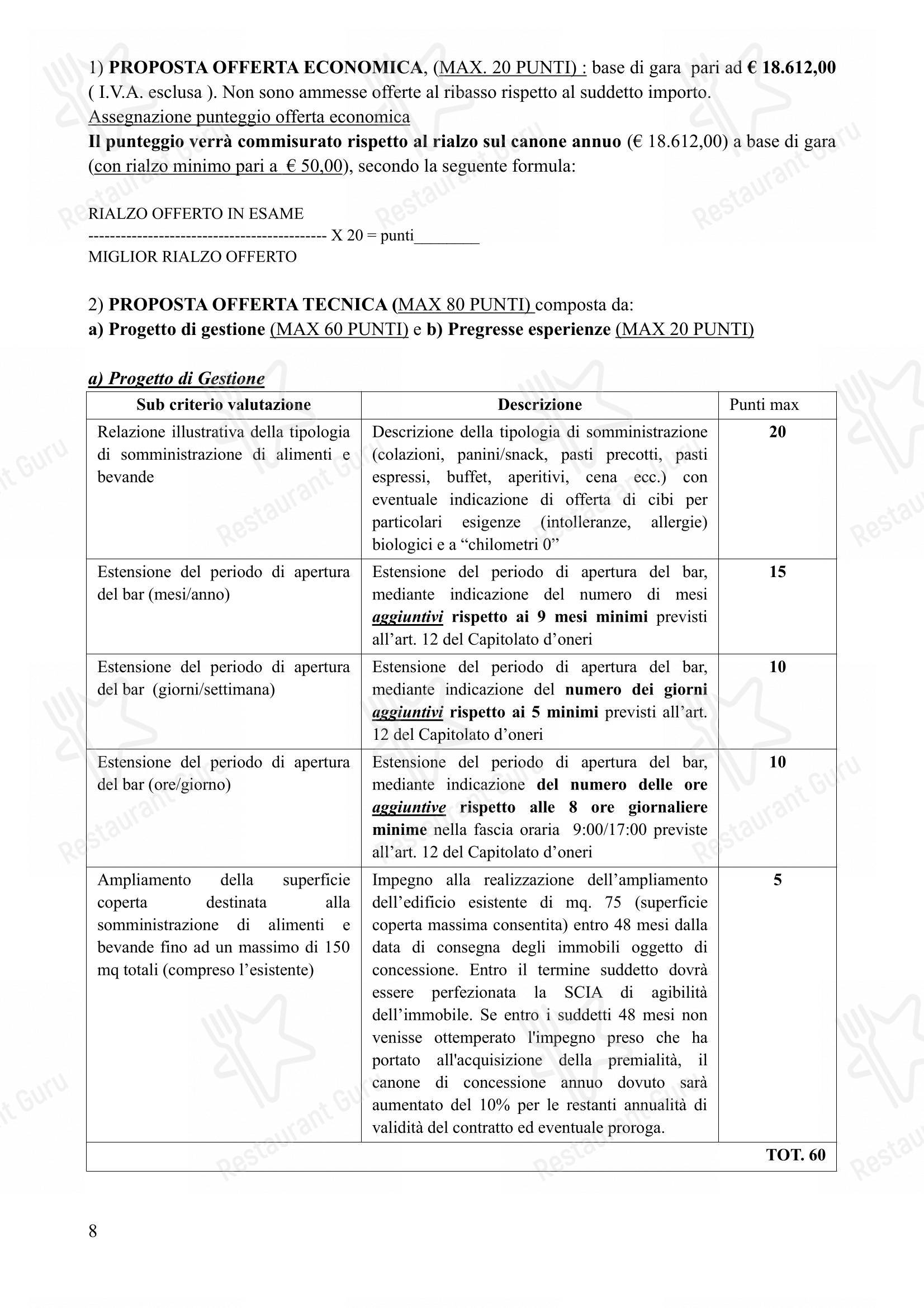 Menu di Il Venexino - Nonsolocaffè - Menu