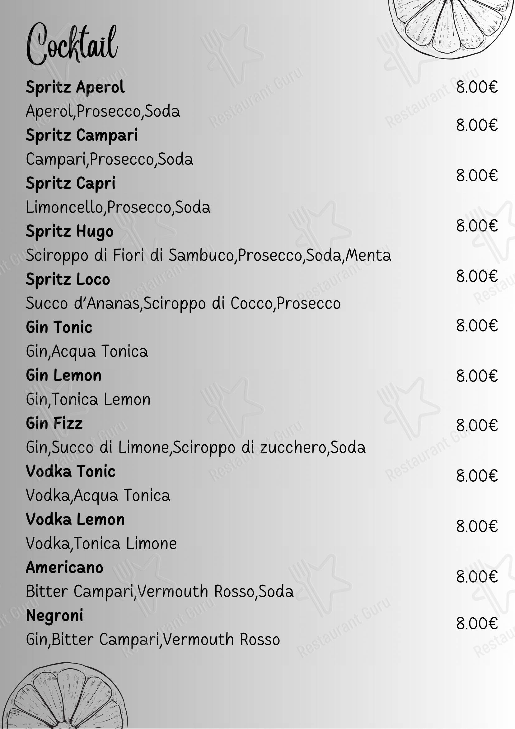 Menu per Ristorante La Conchiglia in Lido di Camaiore