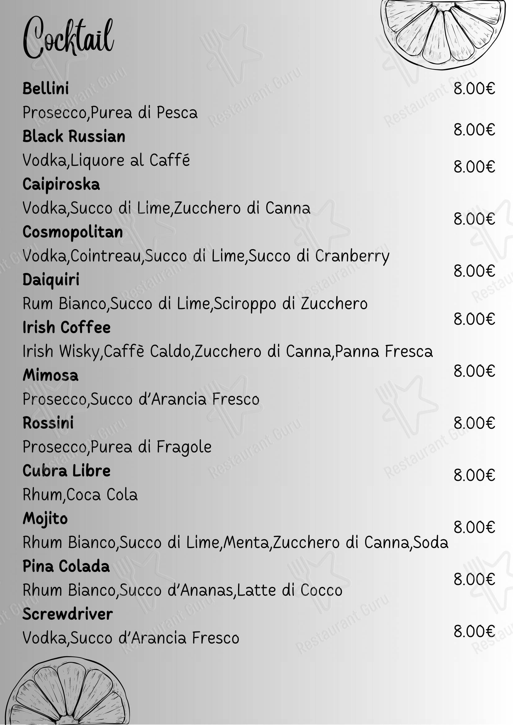 Menu per Ristorante La Conchiglia in Lido di Camaiore
