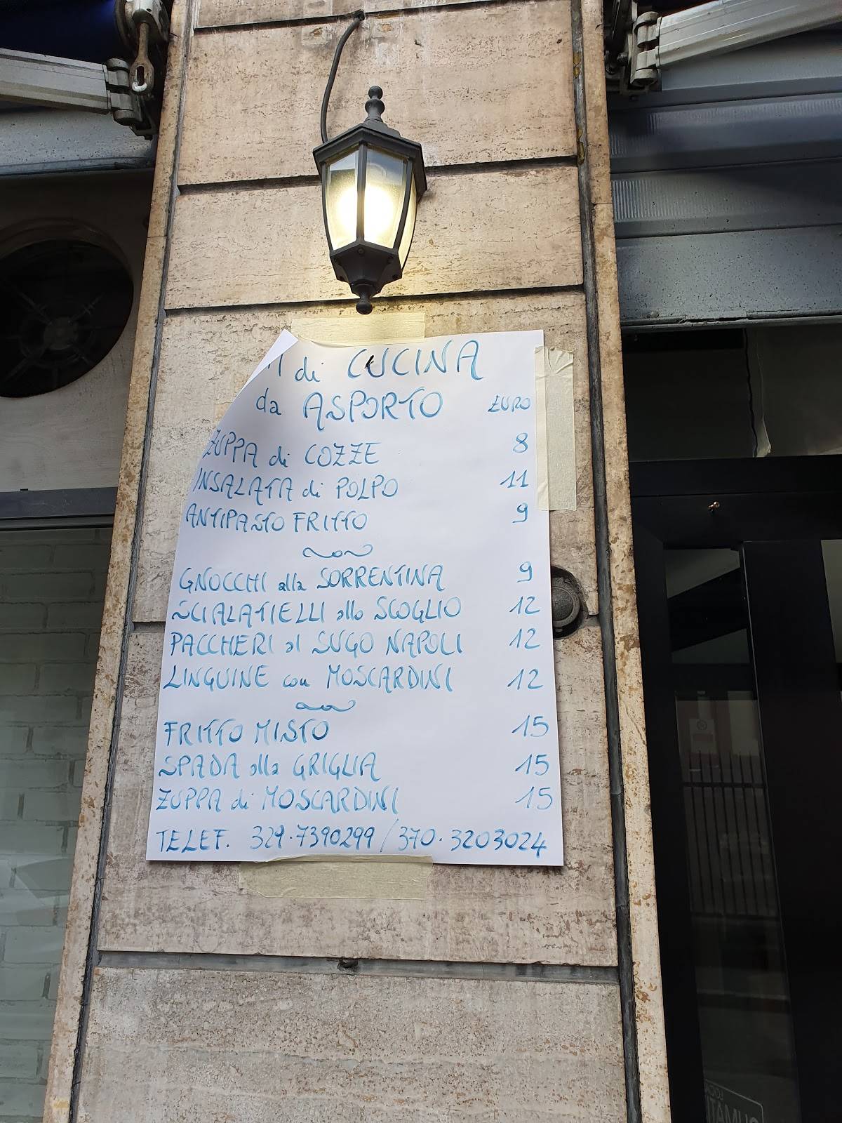 Menu di Ristorante Pizzeria Amalfi 