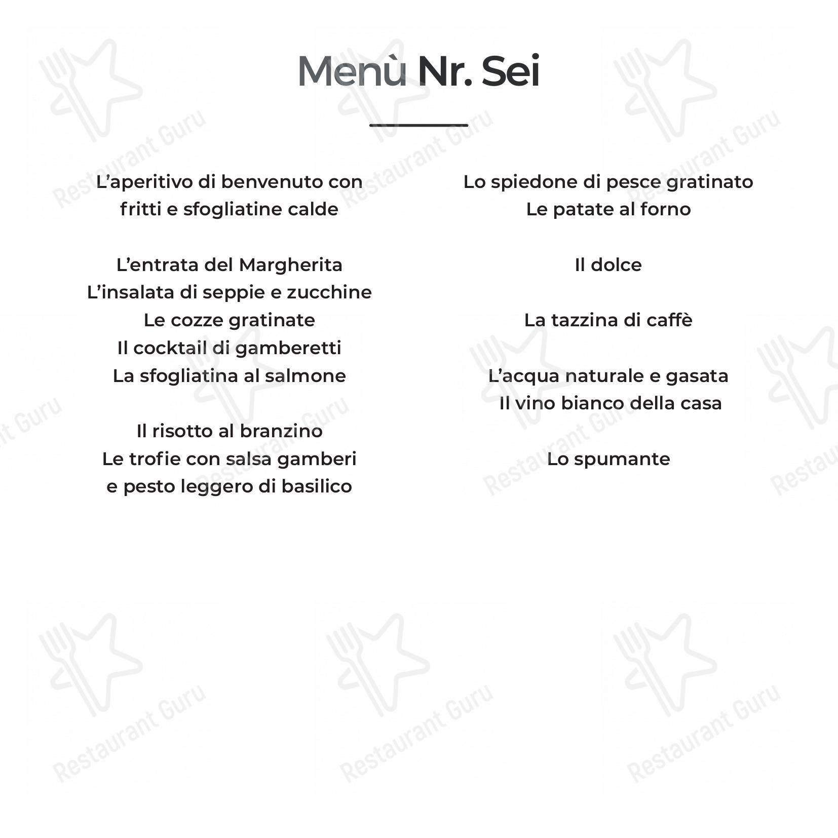 Ristorante Pizzeria La Margherita in Montichiari - Menu