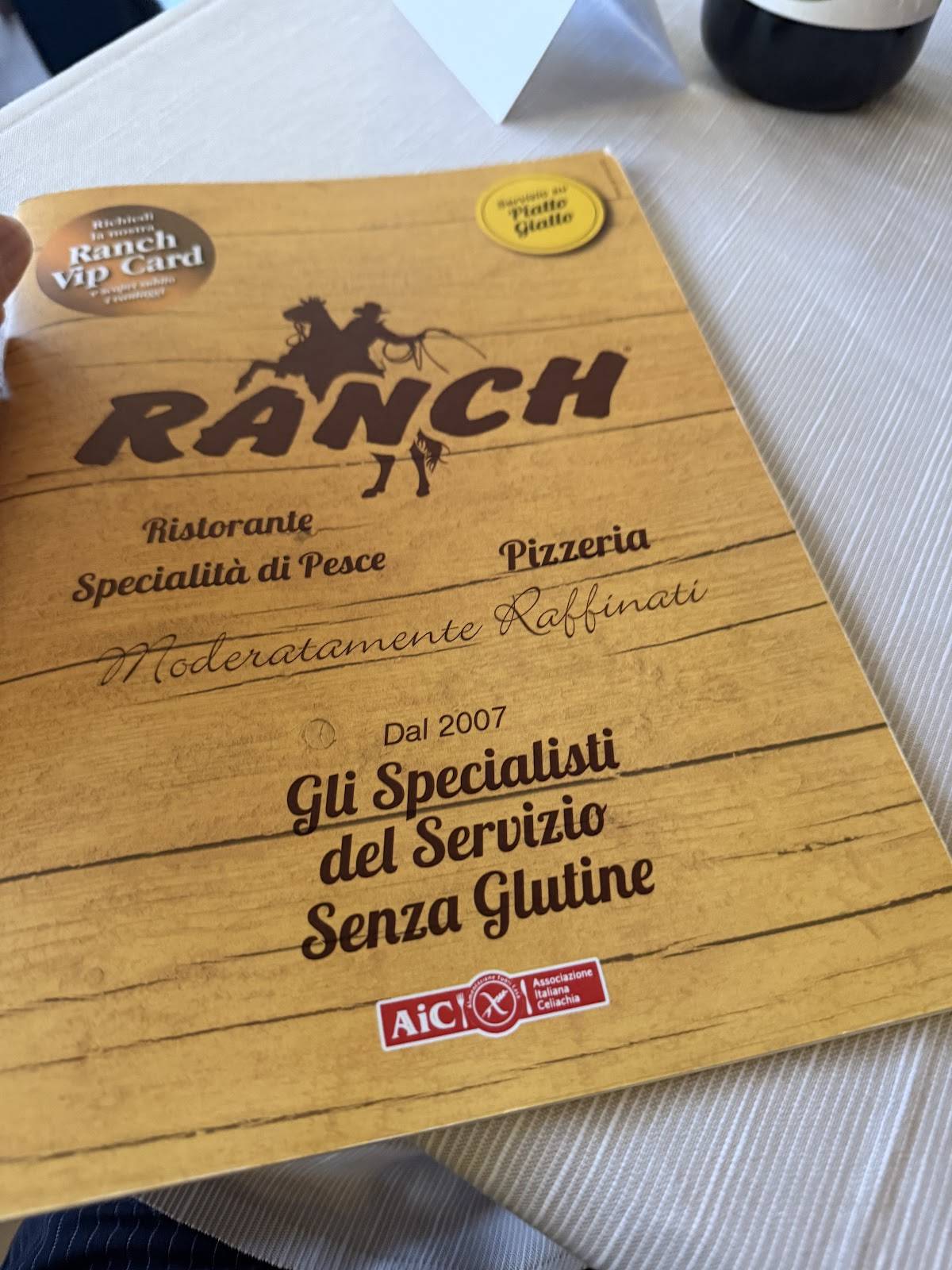 Menu di Ristorante Pizzeria Ranch 