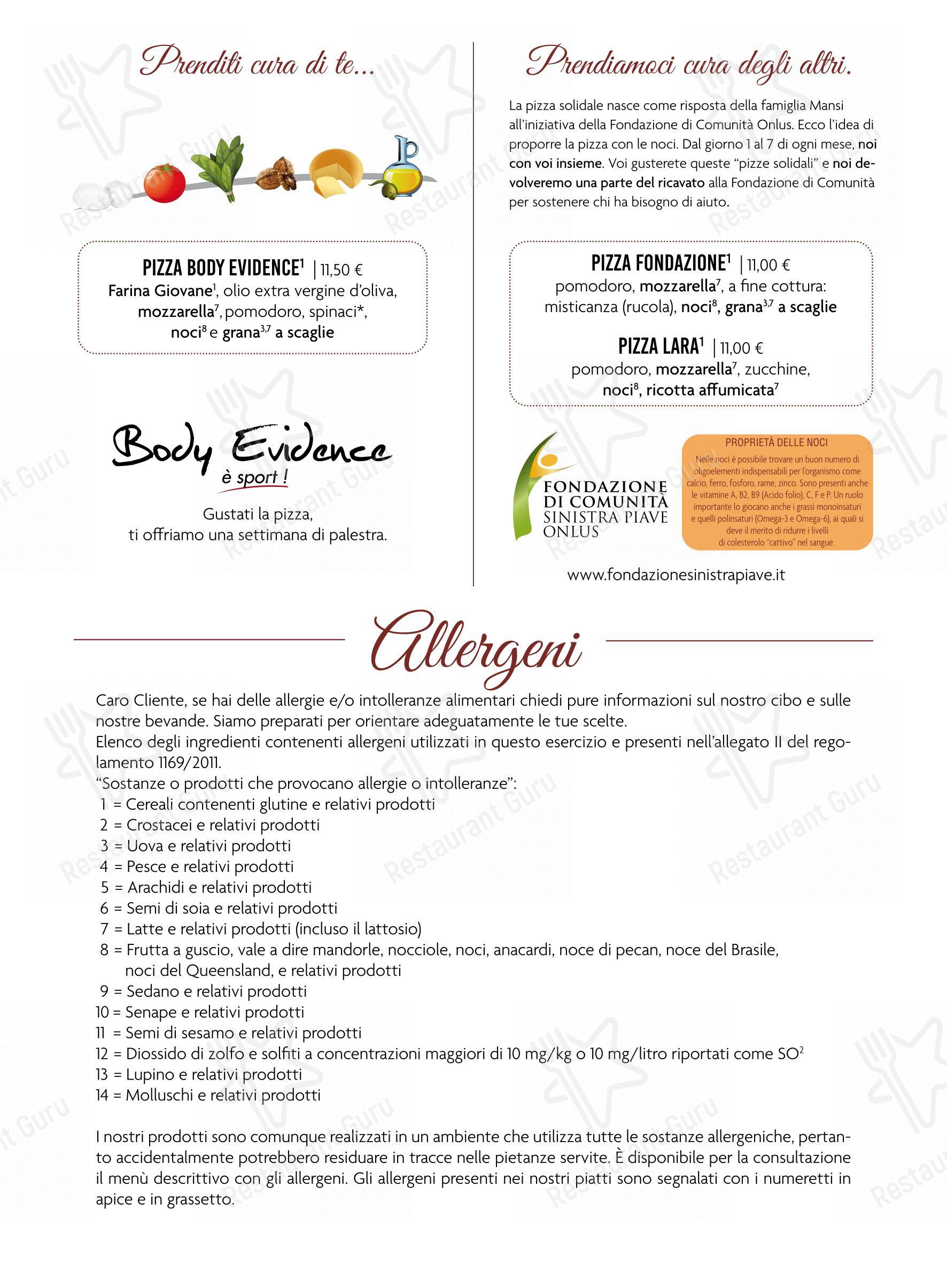 Menu bar per Ristorante Pizzeria da Gennaro pizzeria