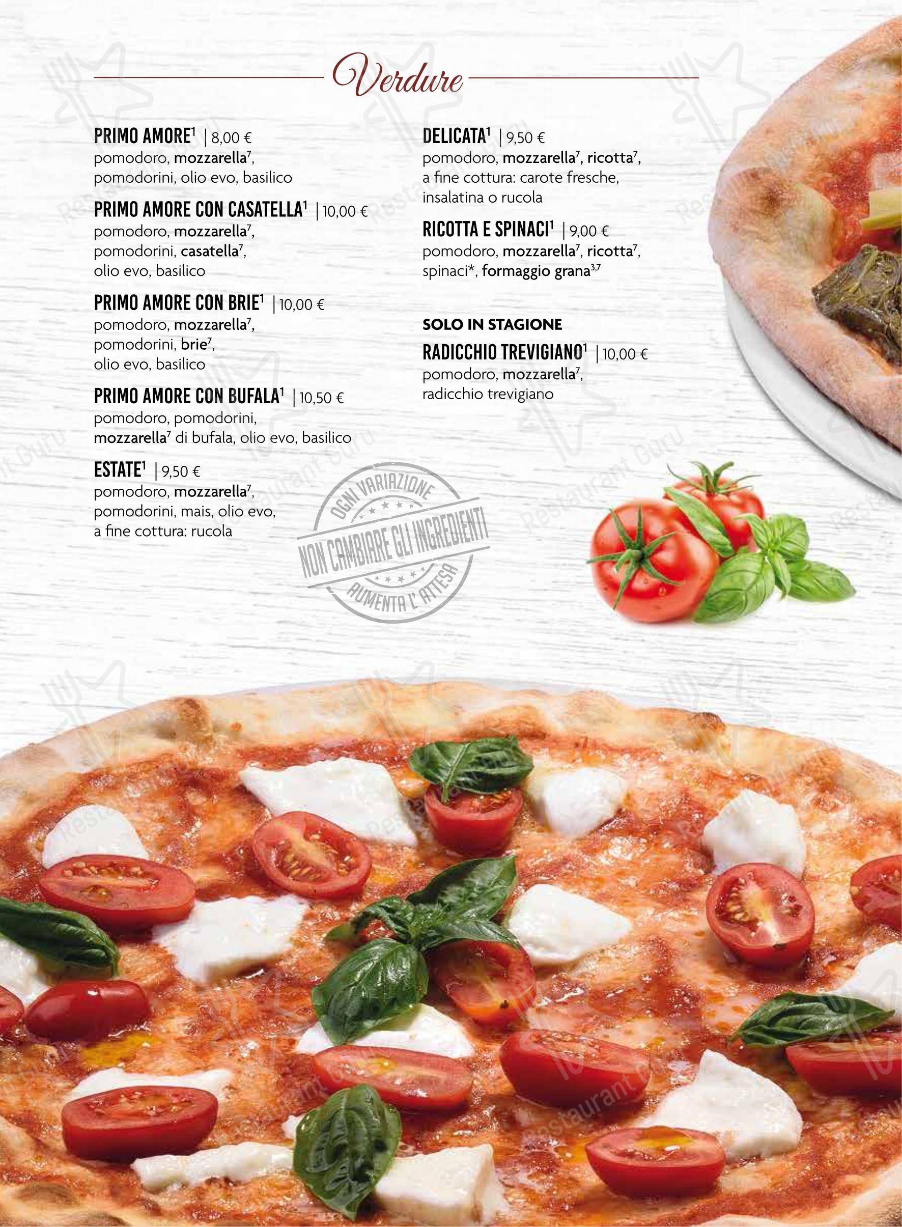 Menu di Ristorante Pizzeria da Gennaro - Menu bar