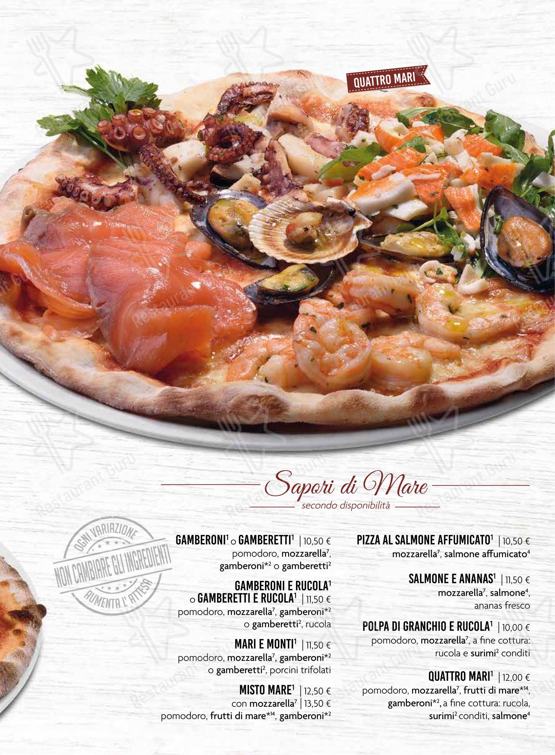 Menu di Ristorante Pizzeria da Gennaro - Menu bar