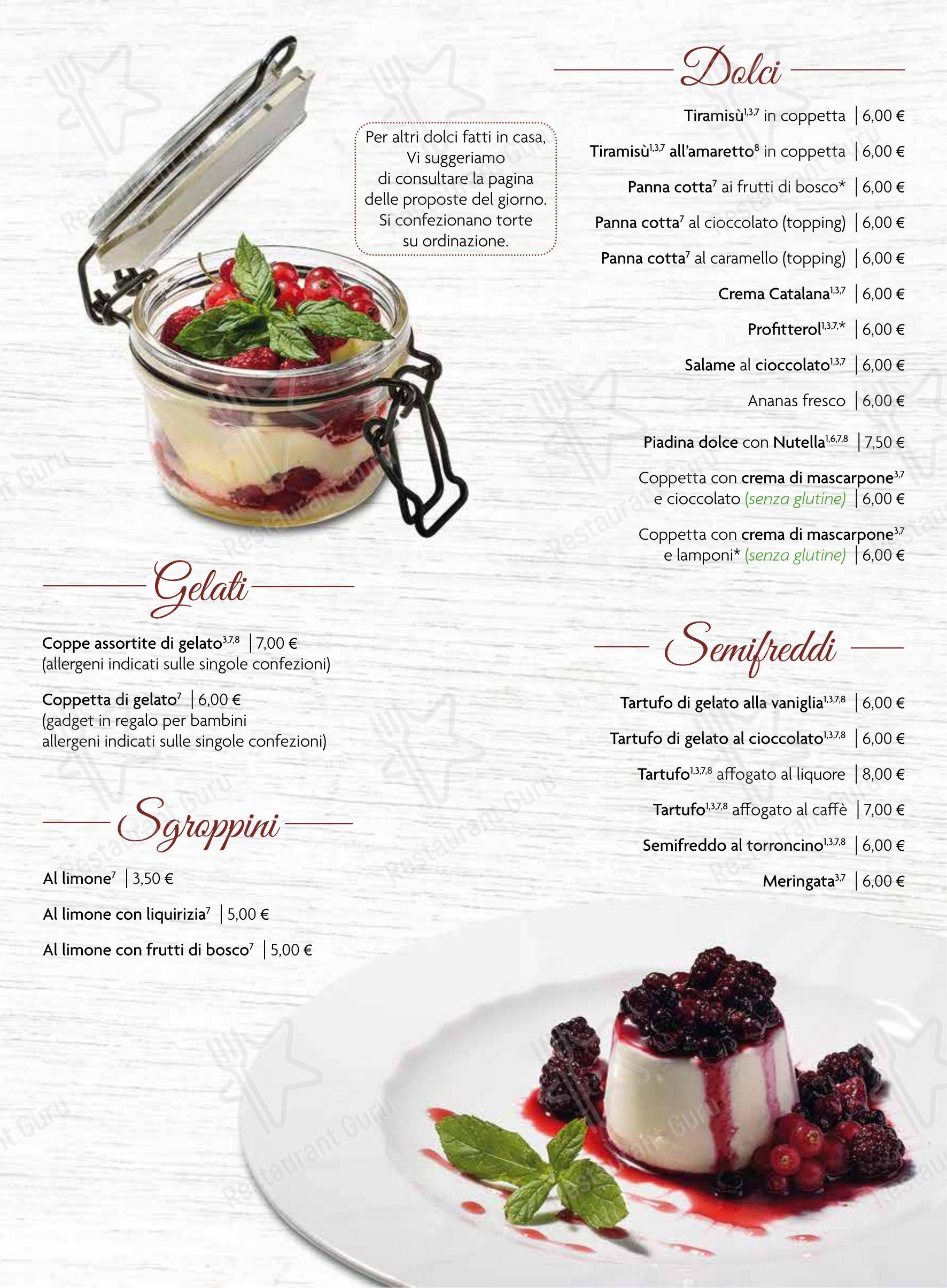 Menu di Ristorante Pizzeria da Gennaro - Menu