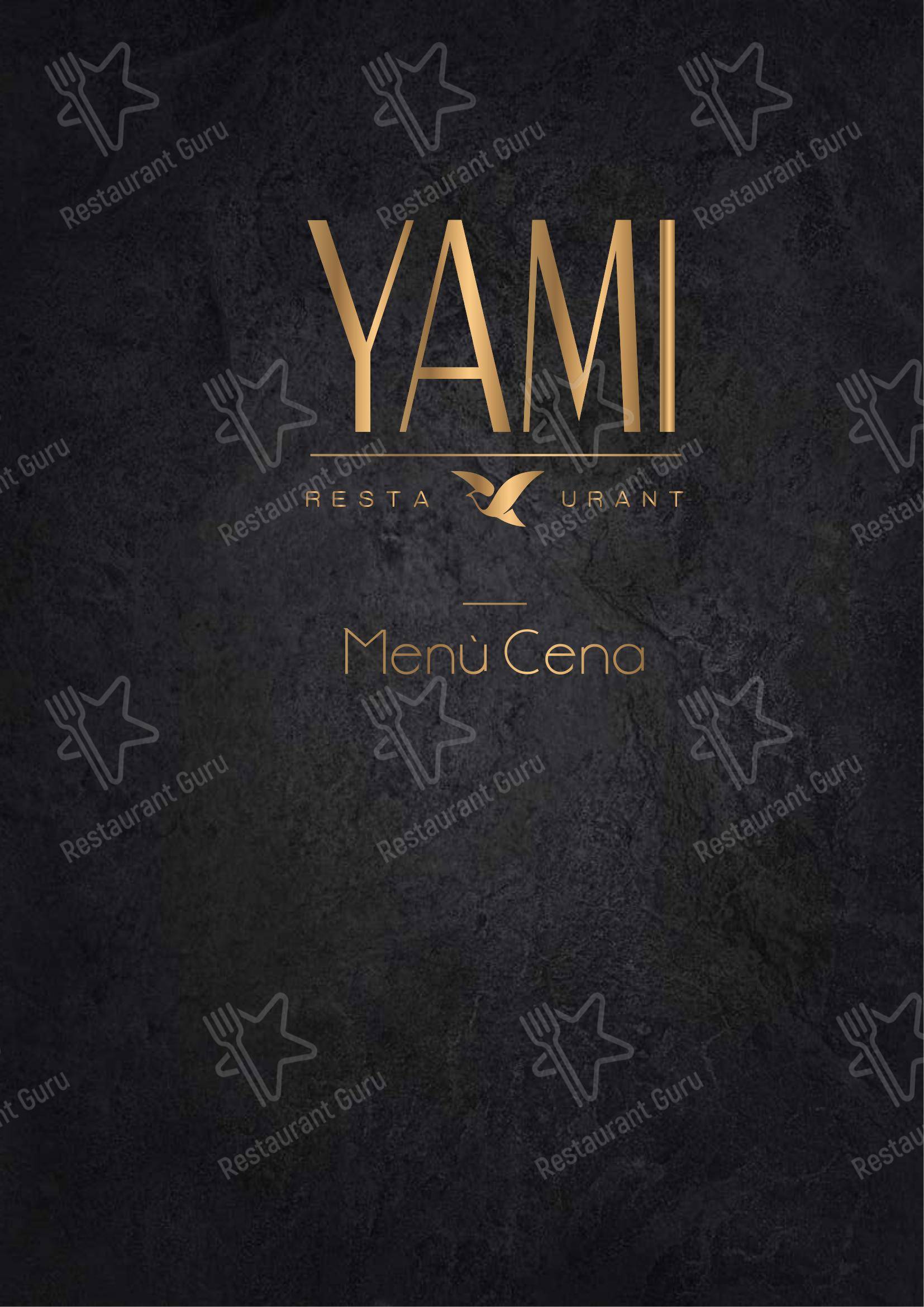 Menu bar per Ristorante Sushi Yami Vercelli ristorante