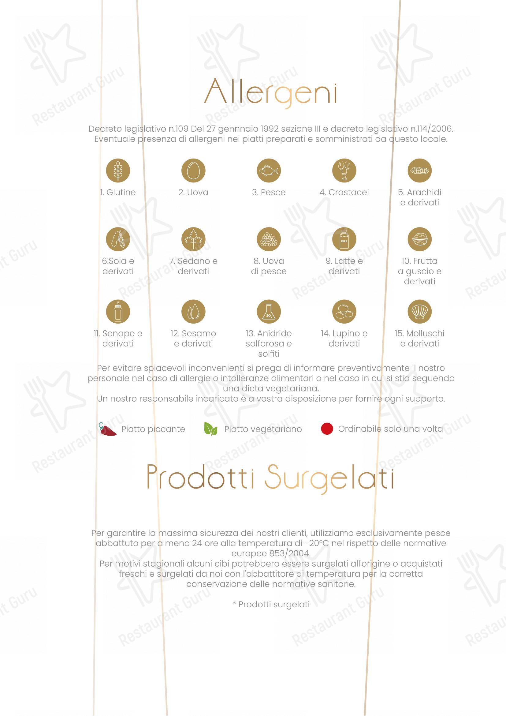 Ristorante Sushi Yami Vercelli in Vercelli - Menu bar