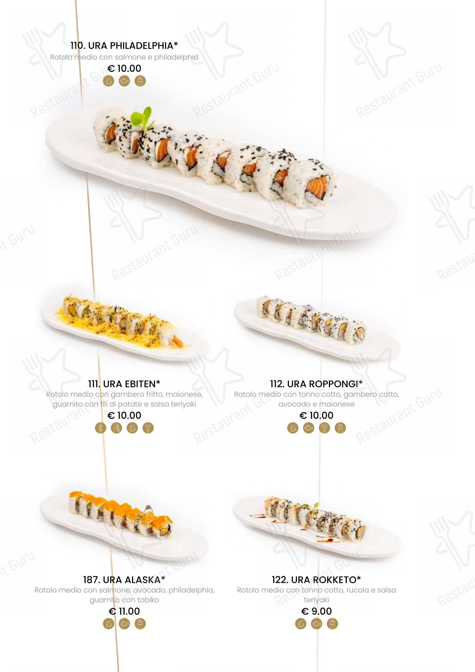 Menu bar per Ristorante Sushi Yami Vercelli in Vercelli