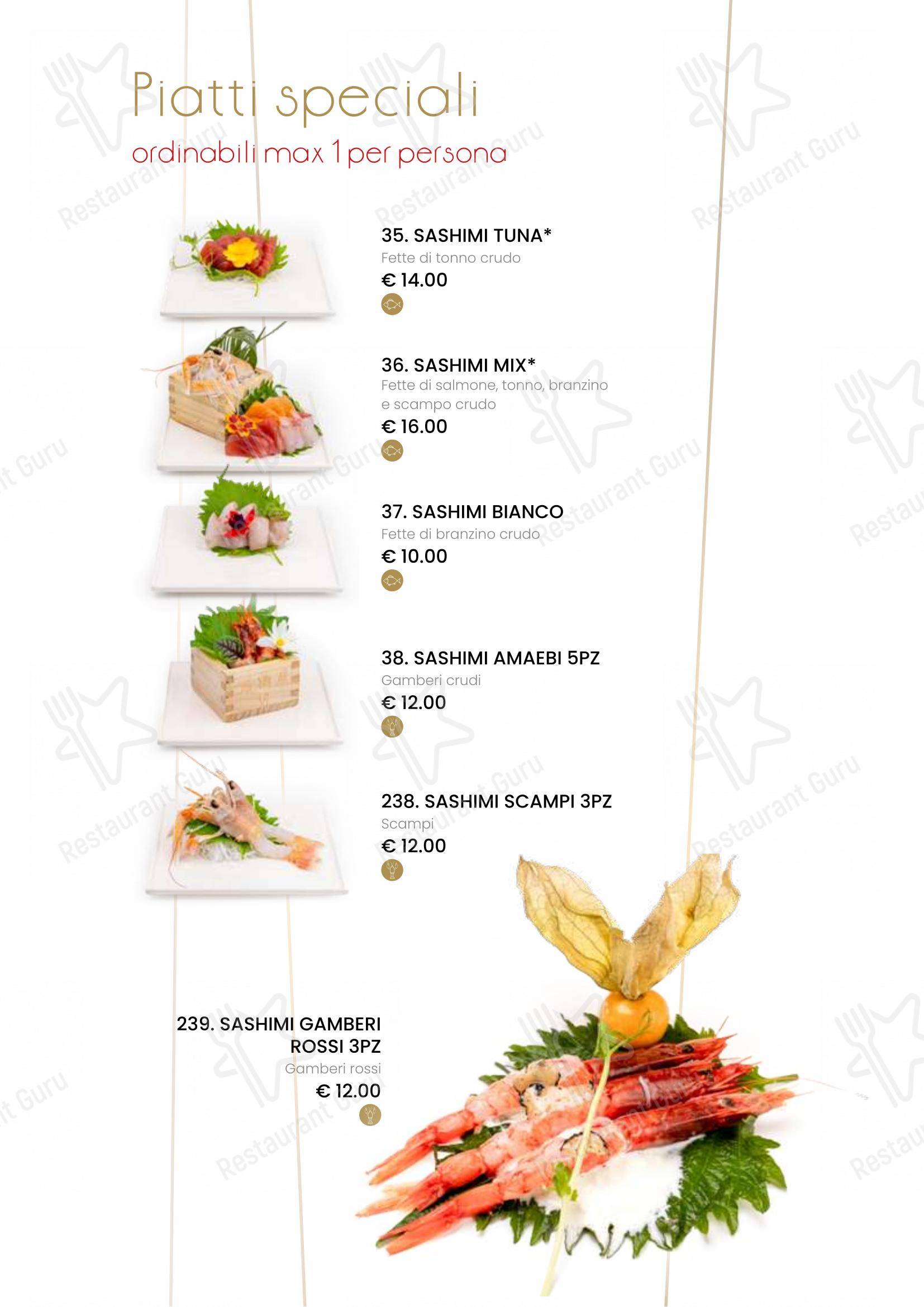 Menu bar per Ristorante Sushi Yami Vercelli in Vercelli