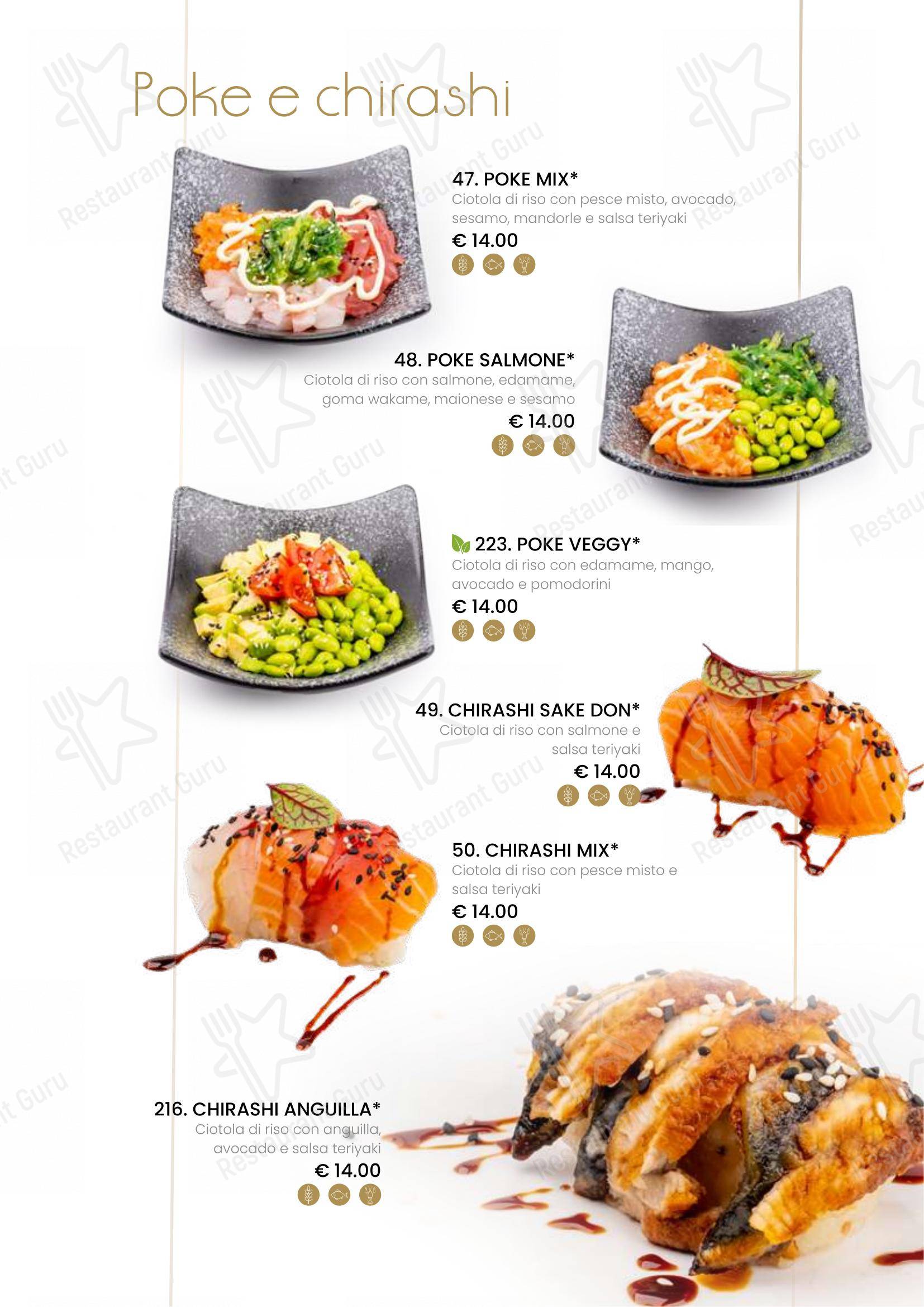 Ristorante Sushi Yami Vercelli in Vercelli - Menu bar