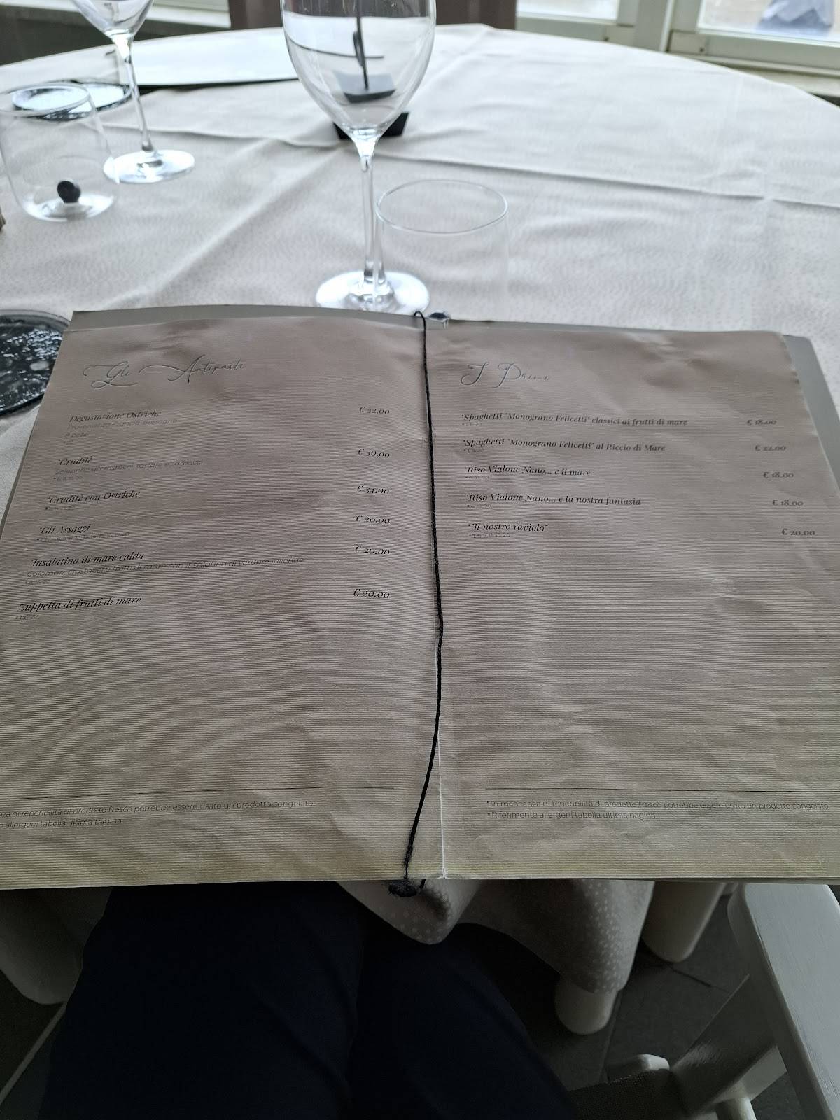 Menu di Ristorante da Andrea 