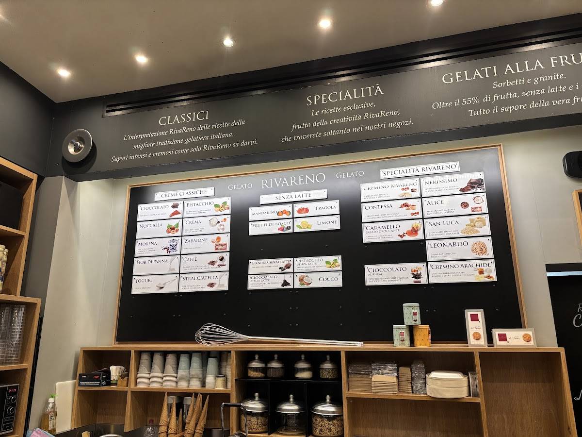 Menu di Rivareno Gelato San Giovanni 