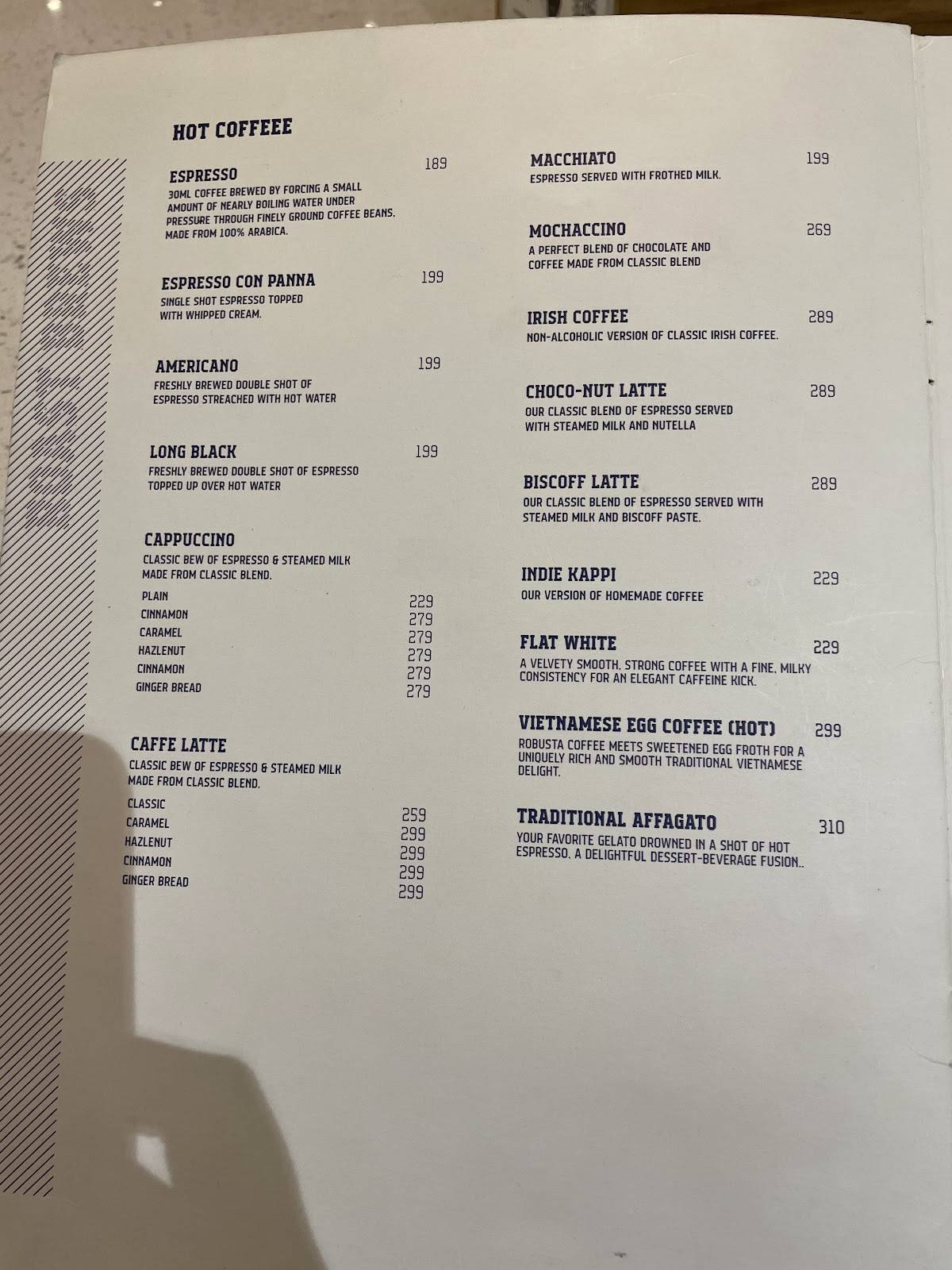 Menu at Roast 24 Seven, Hyderabad