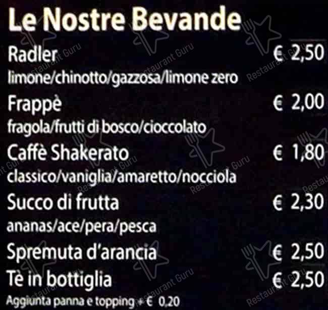 Menu di McCafé 