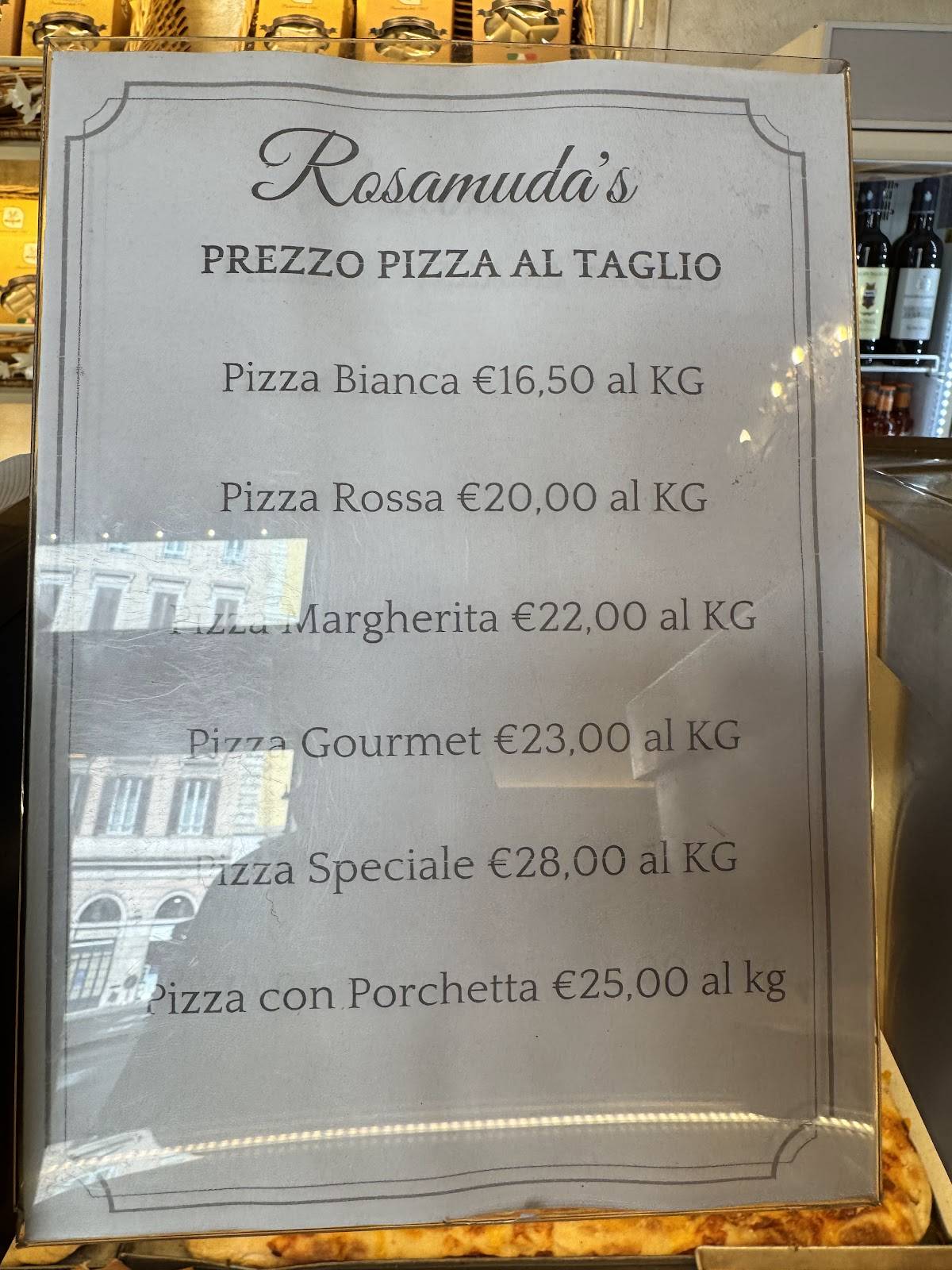 Menu di Rosamunda's 
