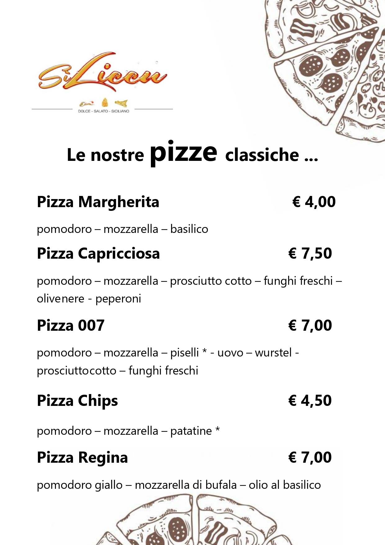 Menu di SiLiccu 