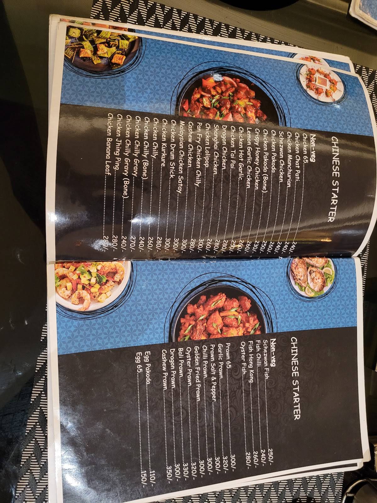 NSO Restro menu