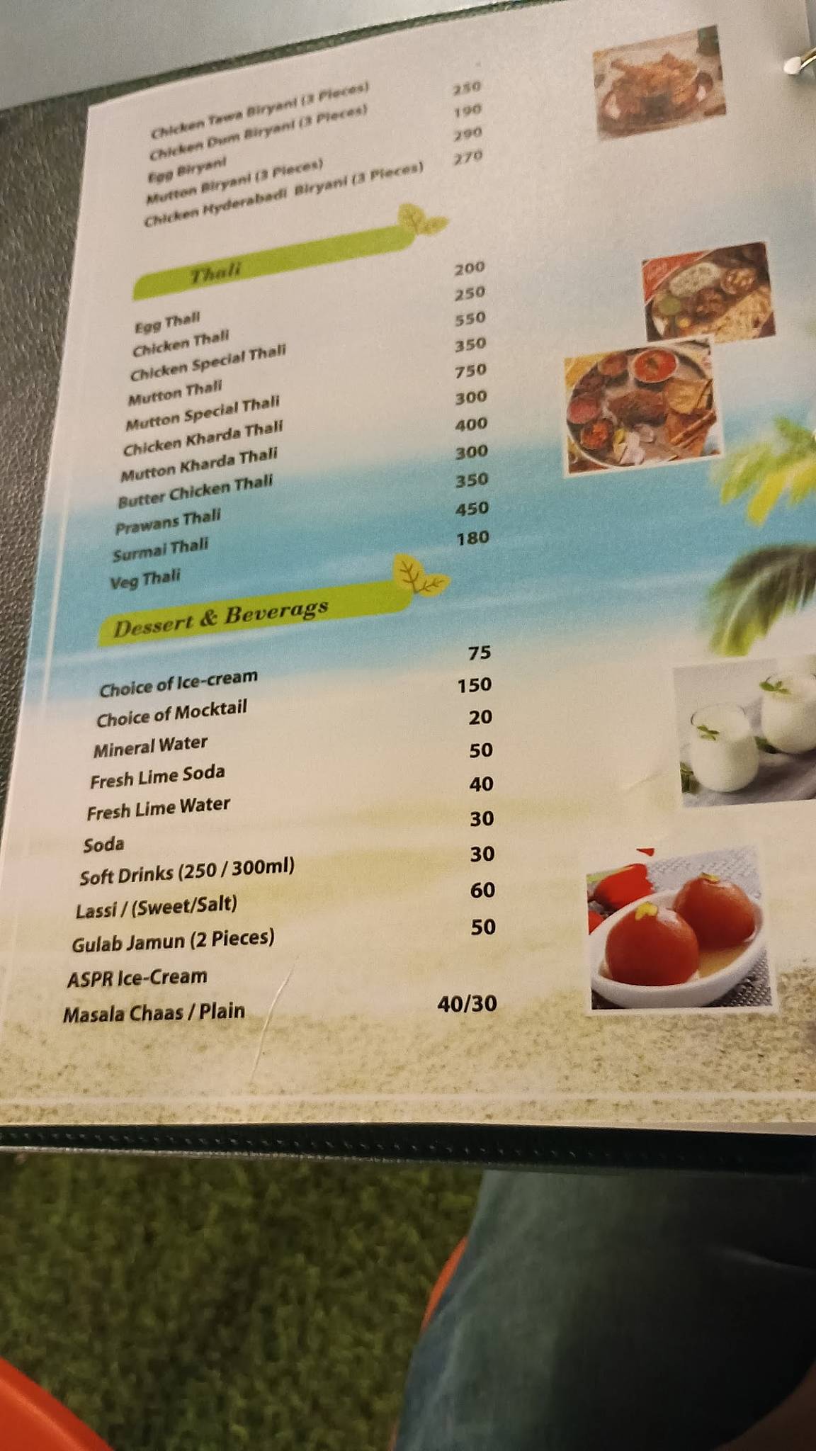 Royal Bagicha Multi Cuisine Restaurant menu