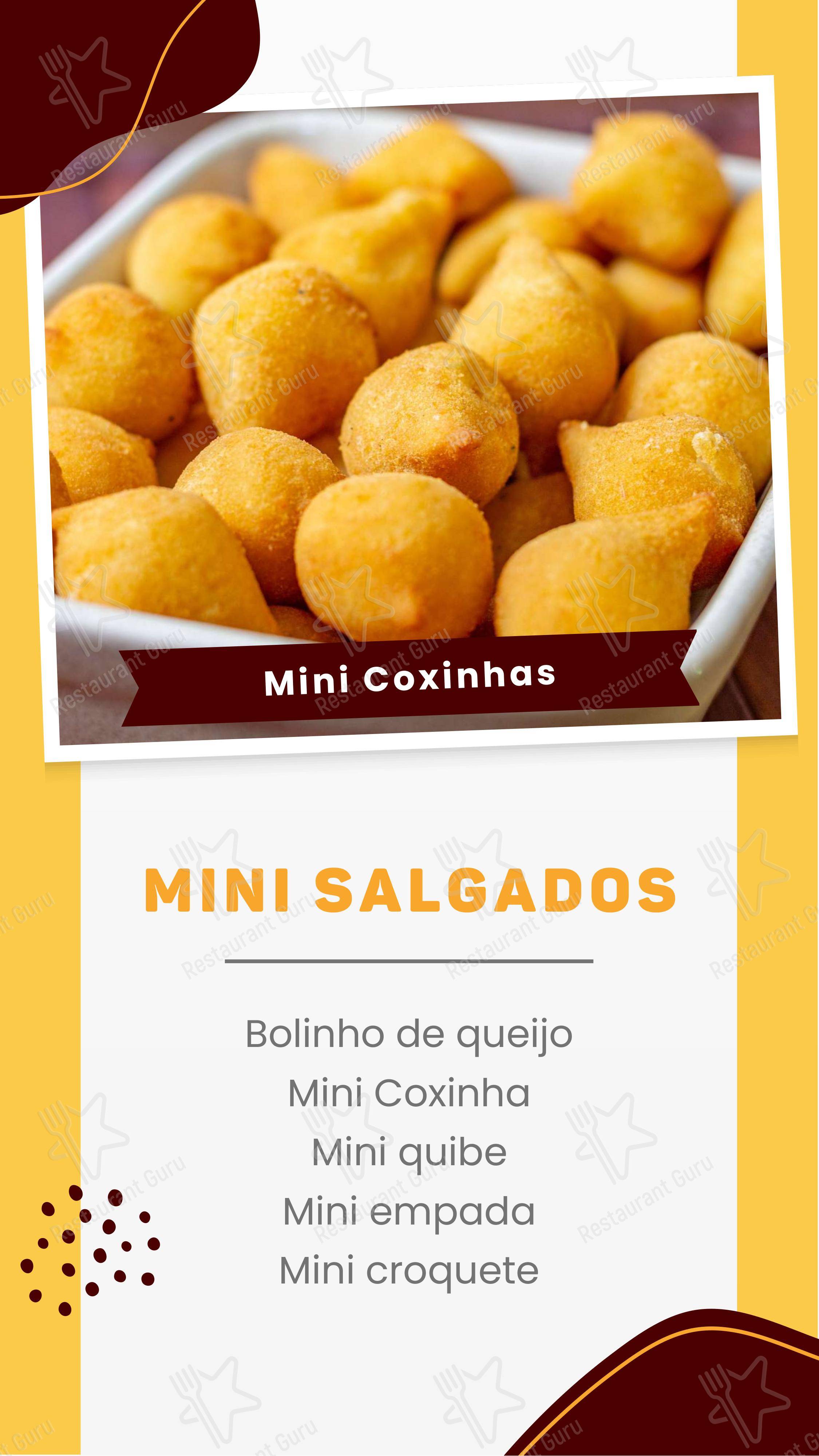 Menu para Panificadora Vila Monumento em São Paulo