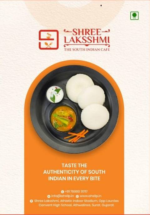 Shree Laksshmi Restaurant - The South Indian Cafe menu