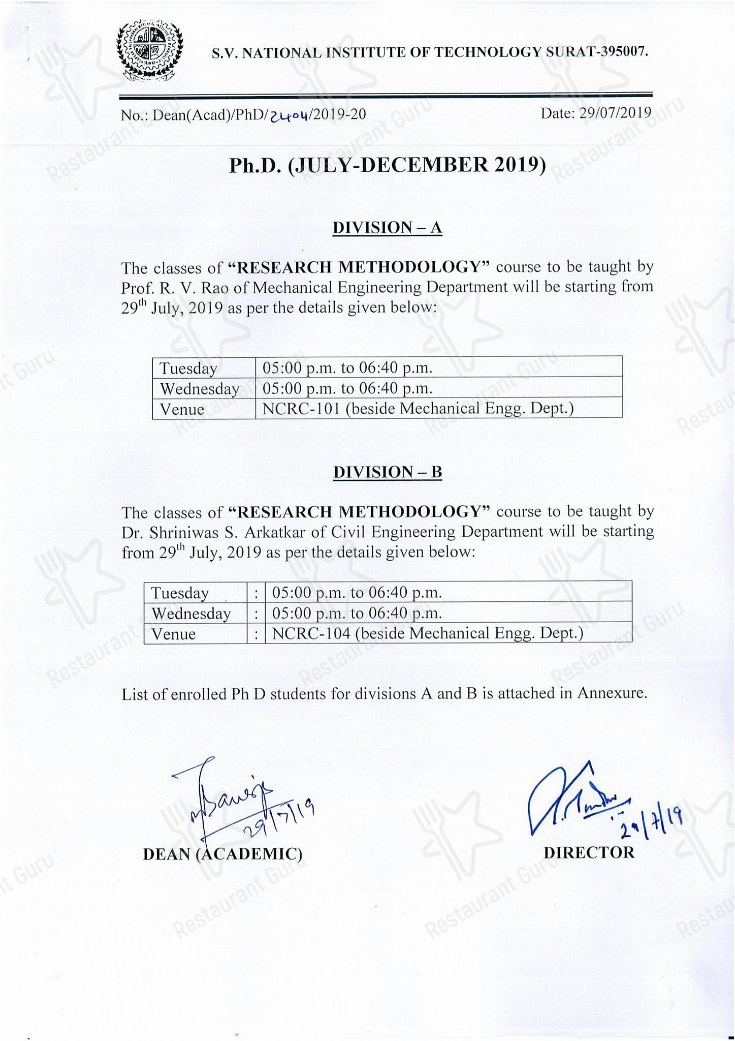 SVNIT Canteen in Surat - Wine Menu