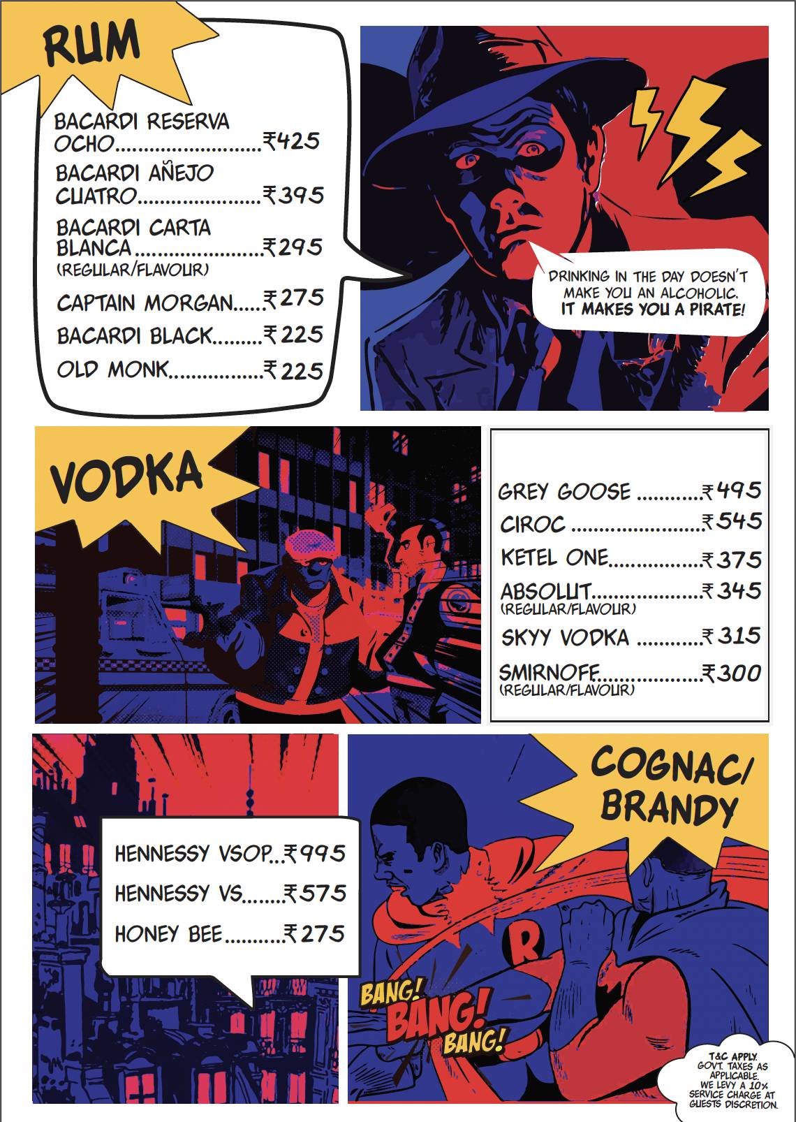 SWIG - Bar & Eatery - Koregaon Park menu