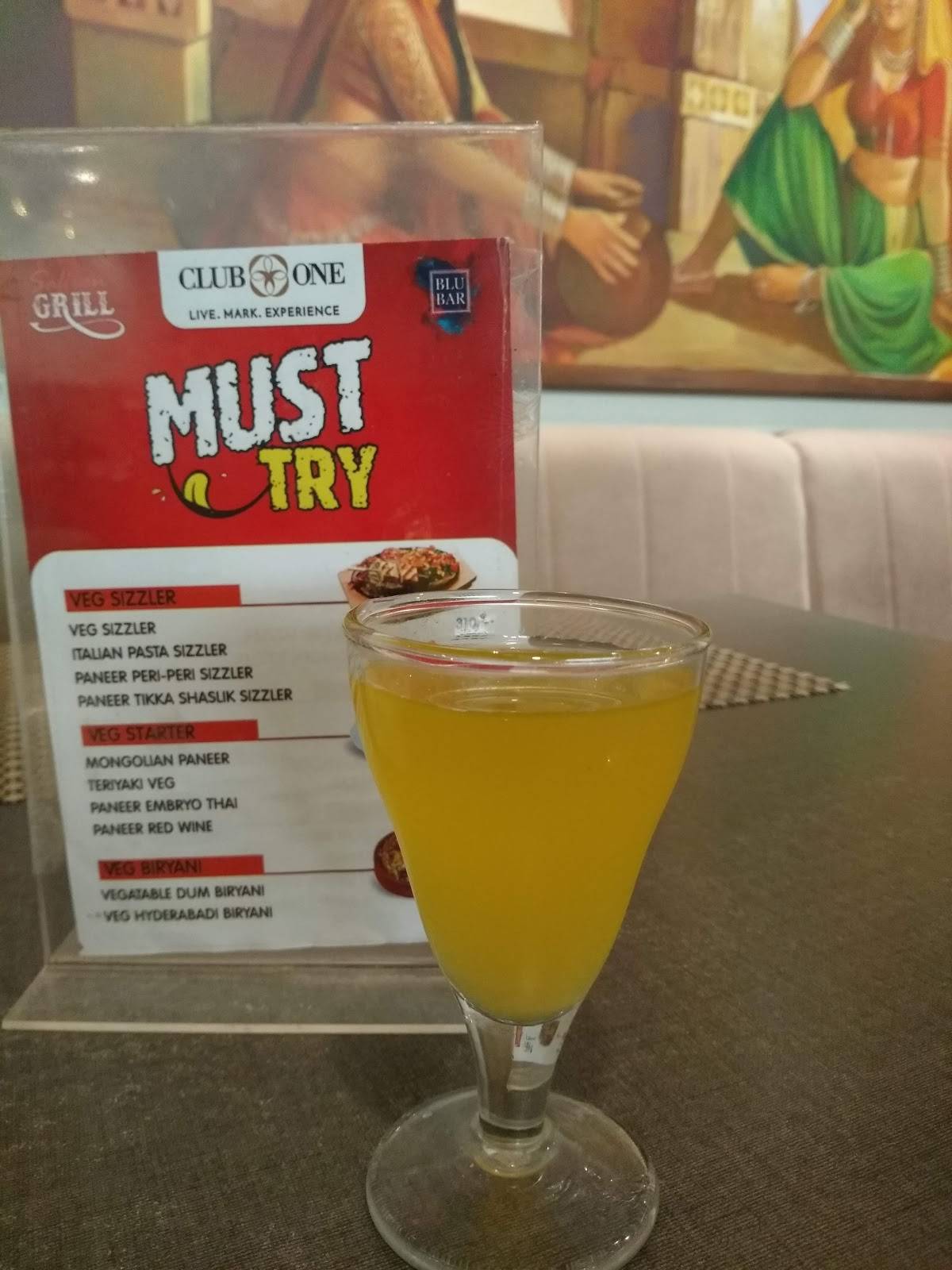 Menu at Saffron Grill, Virar, Club One
