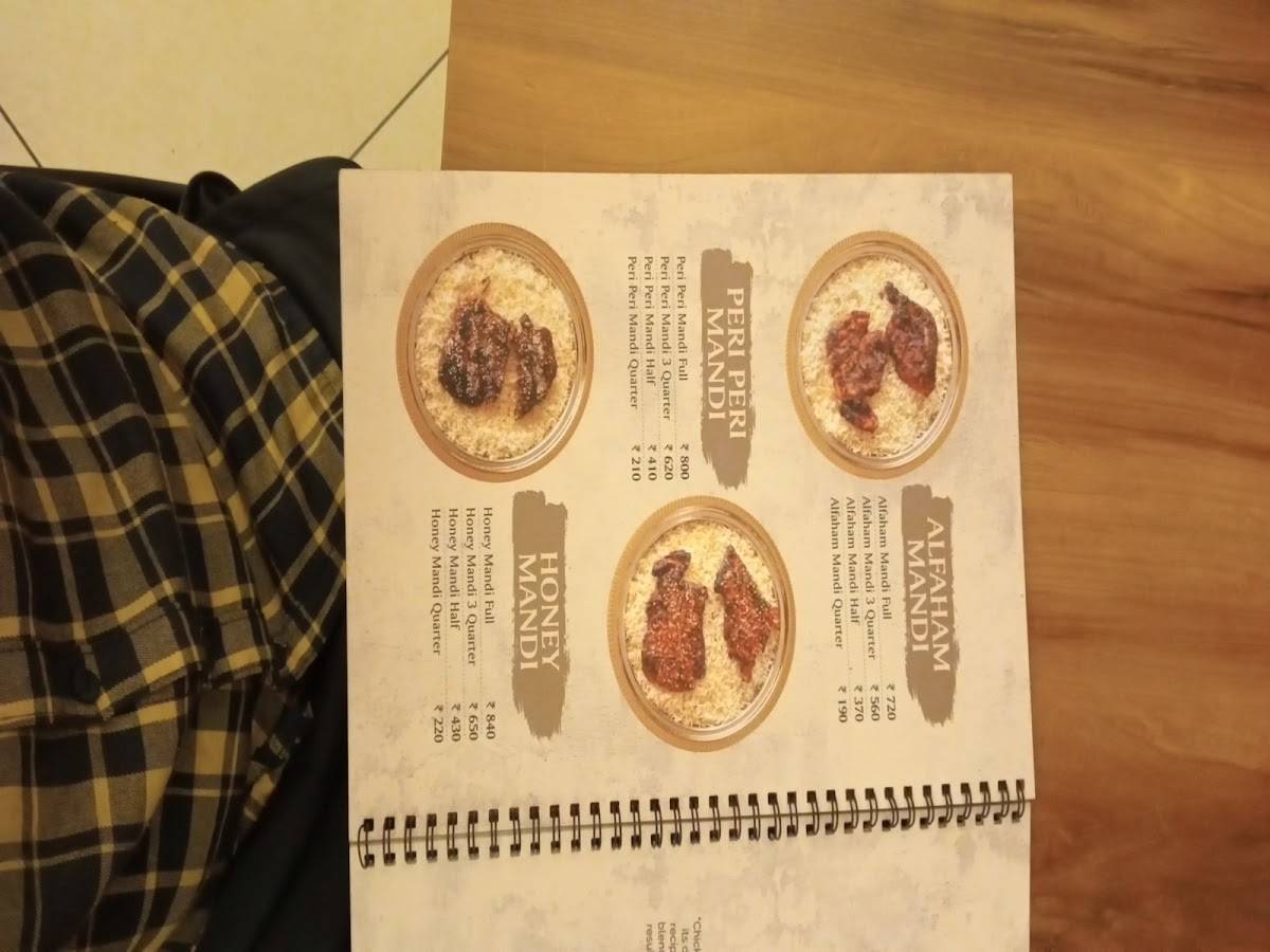 Saffron Mandi menu