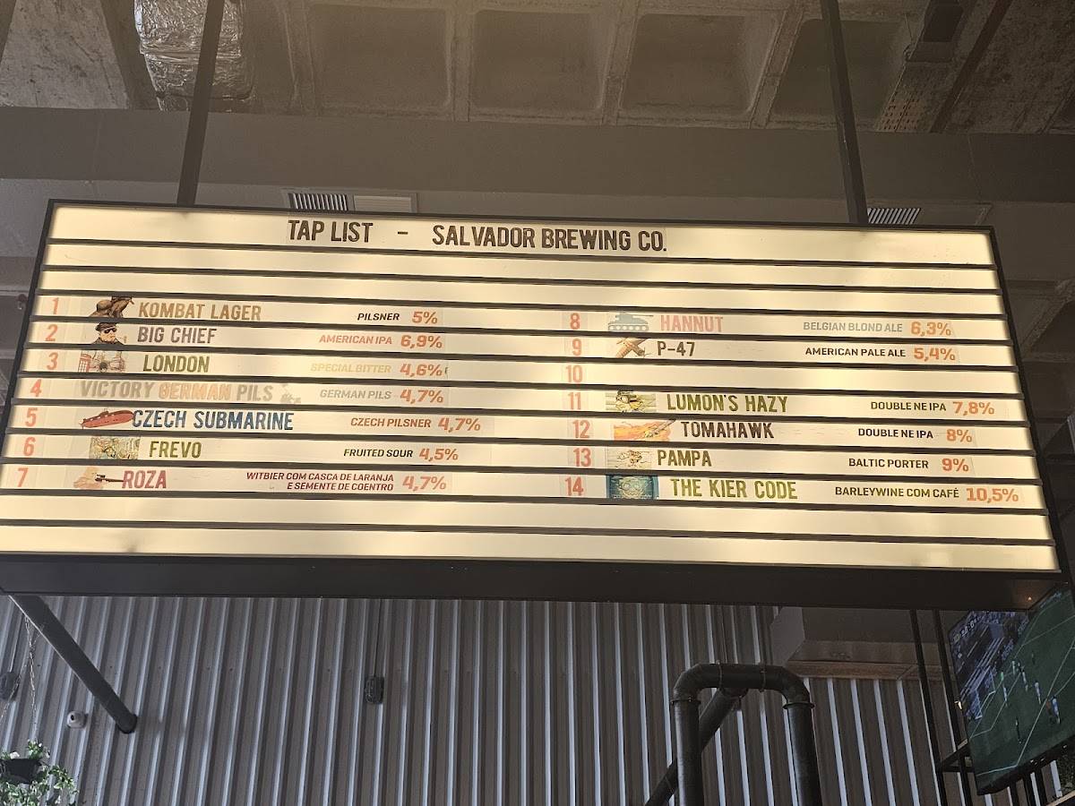 Salvador Pontal cardápio