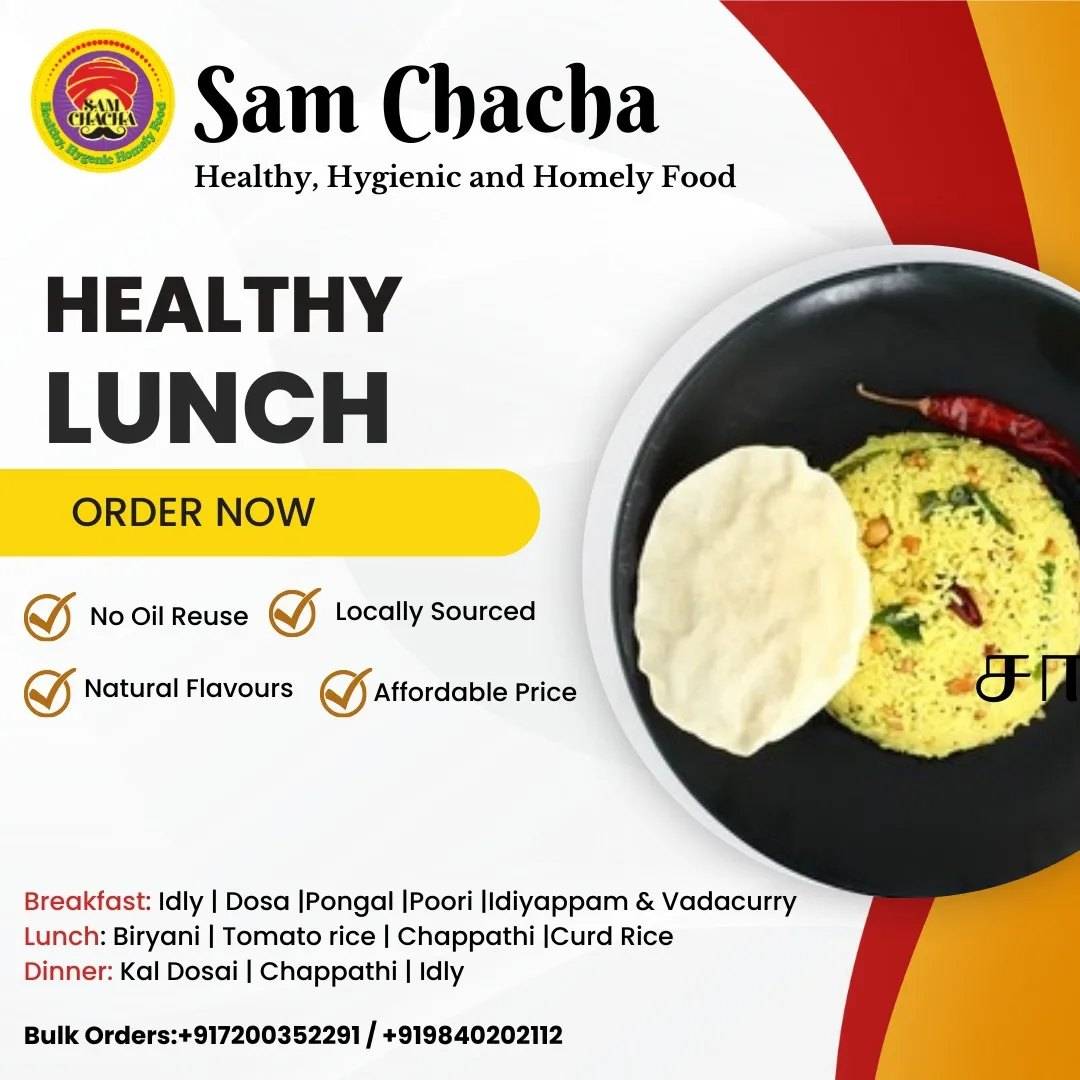 Sam Chacha menu