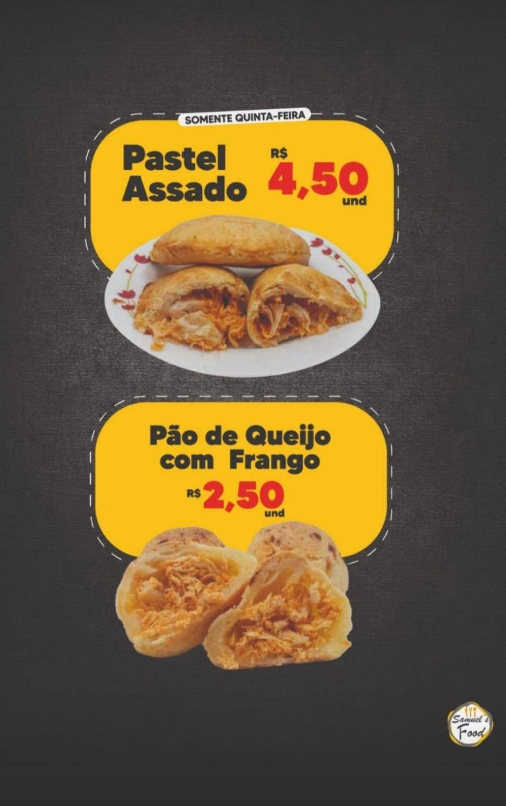 Samuel's Food cardápio