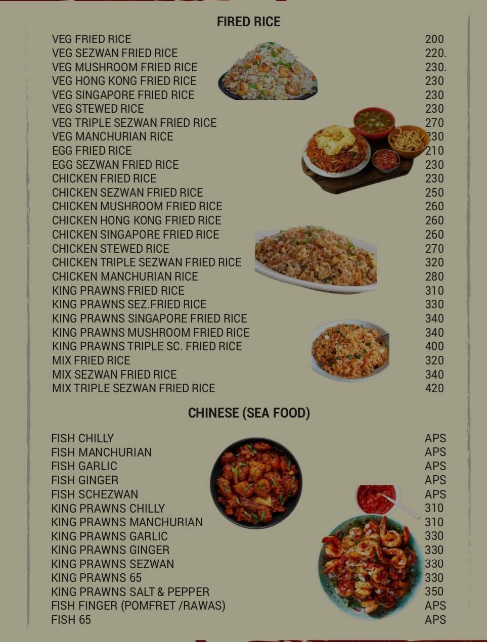 संदीप फॅमिली रेस्टॉरन्ट आणि बार menu