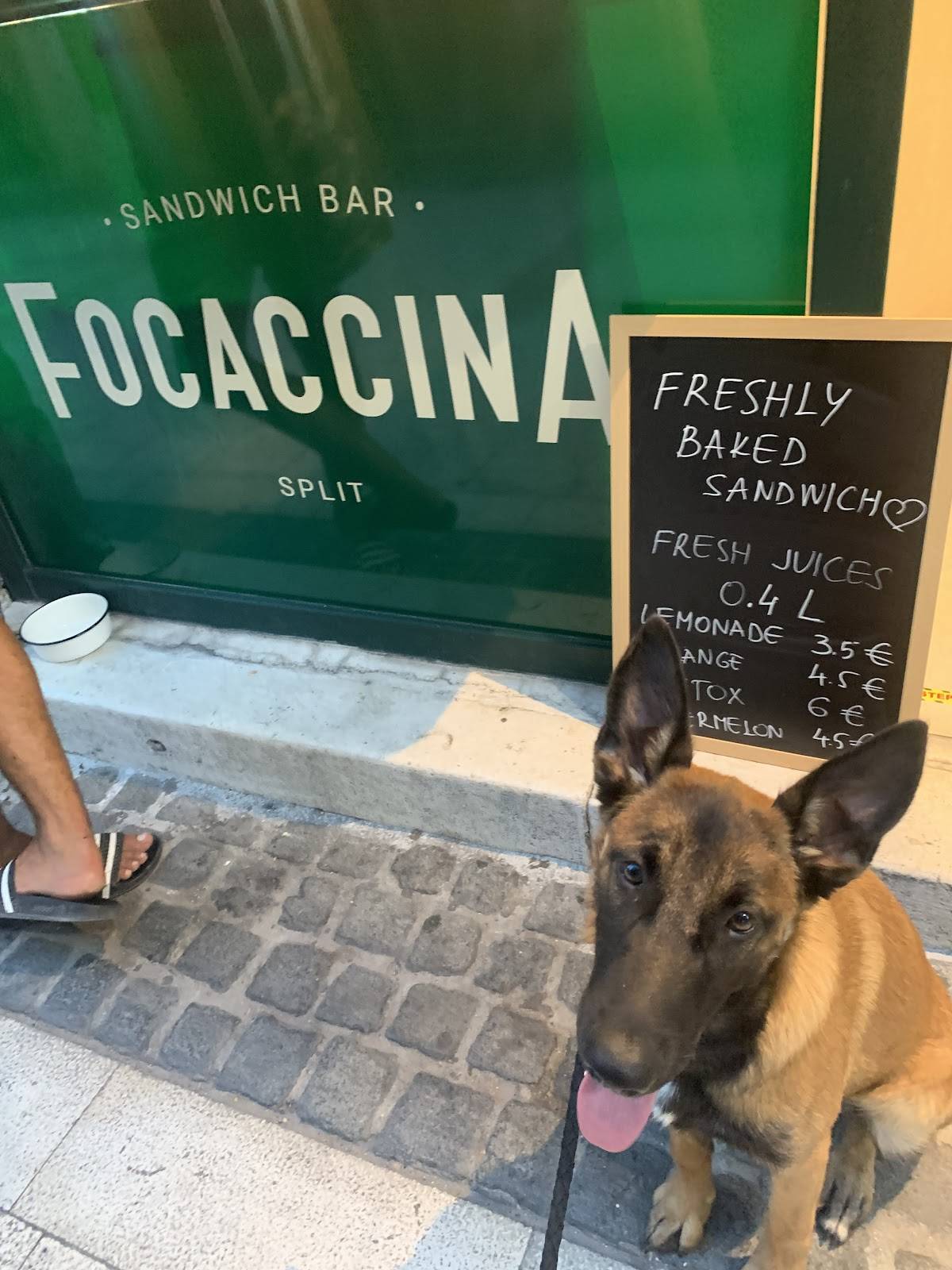 Menu di Sandwich bar Focaccina 