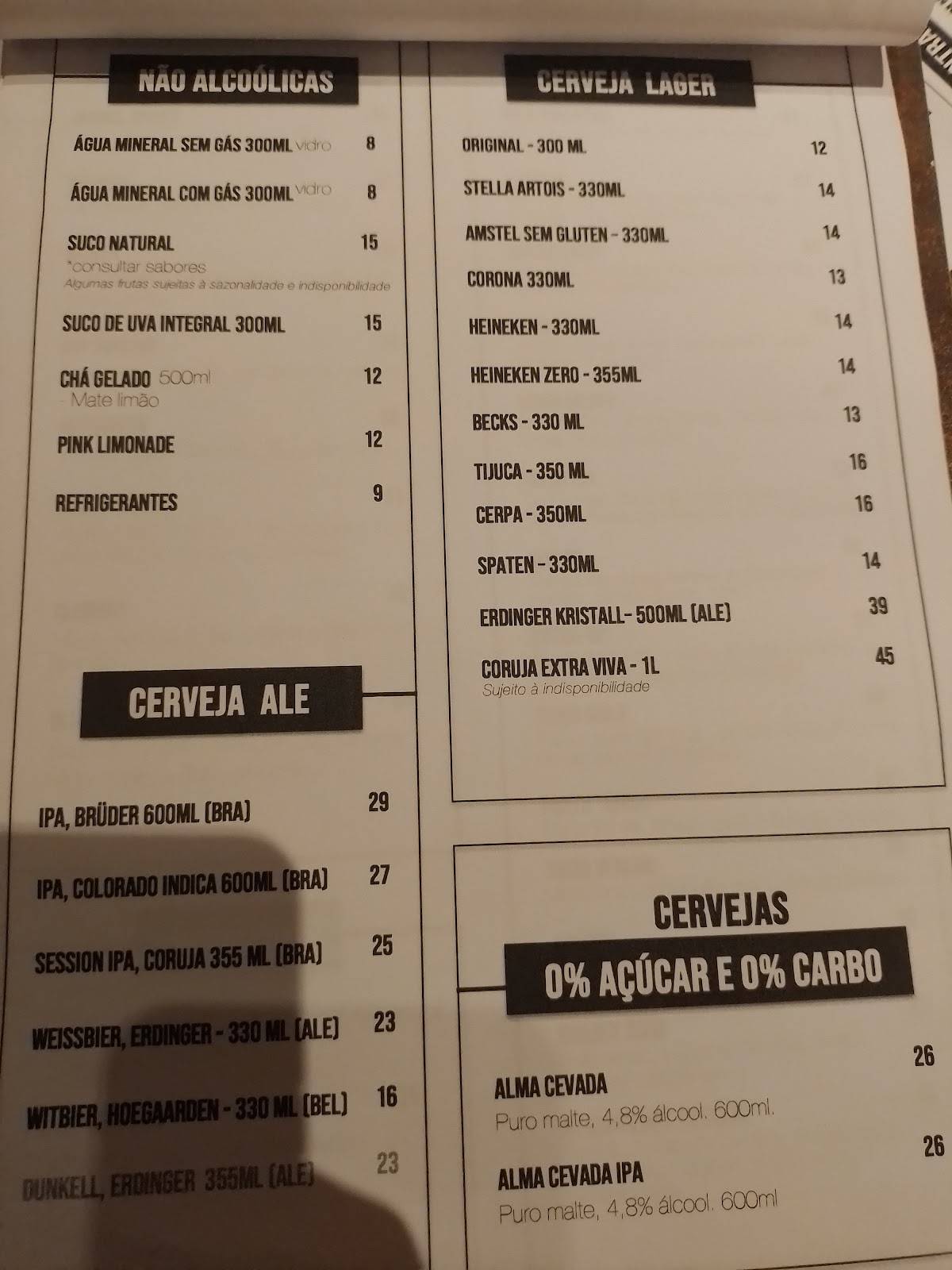 Bublet Casual Food cardápio