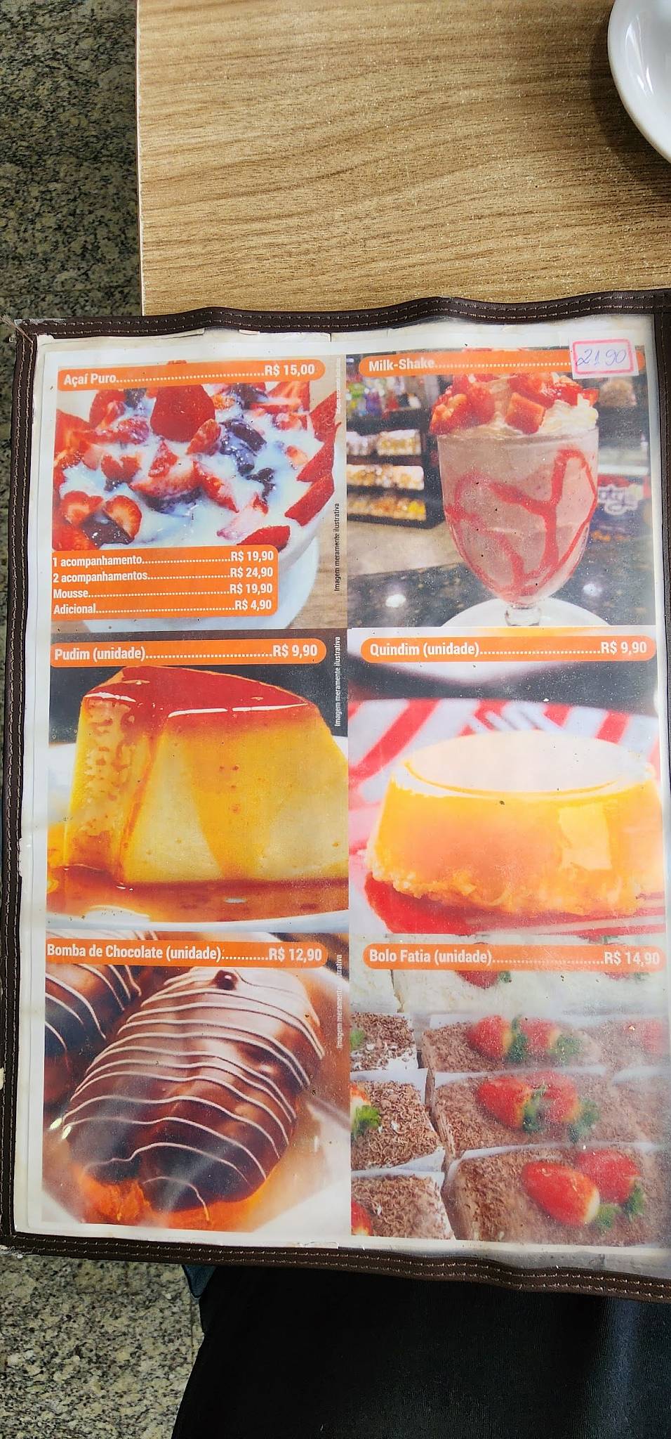 Padaria Capri cardápio