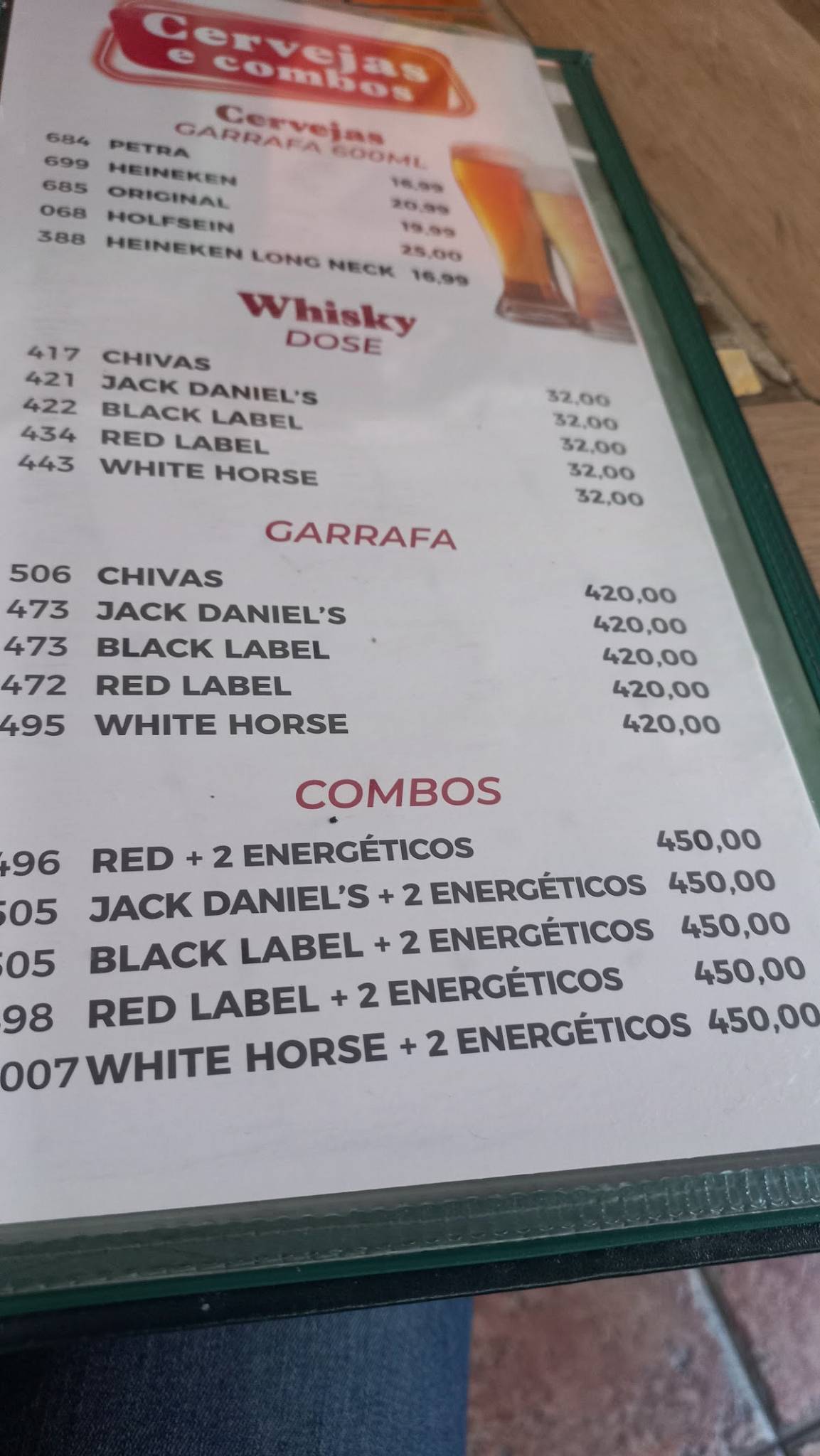 Frango Com Tudo cardápio