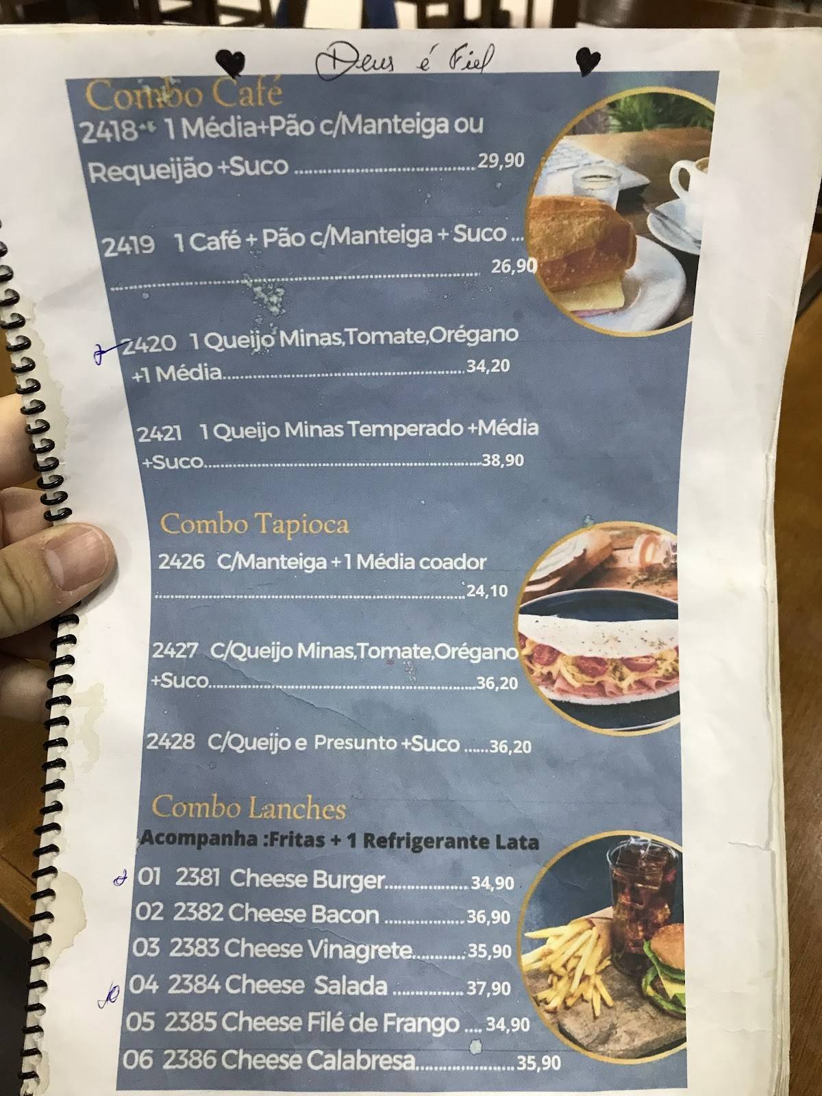 Padaria Ibéria cardápio