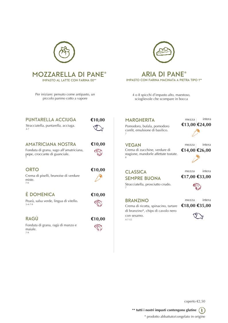 Menu di Saporè Downtown 