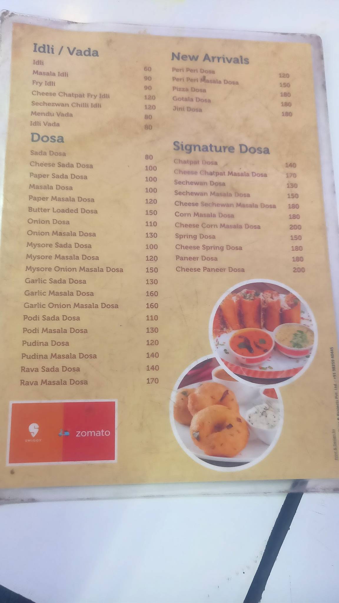 Savariya Fast Food menu