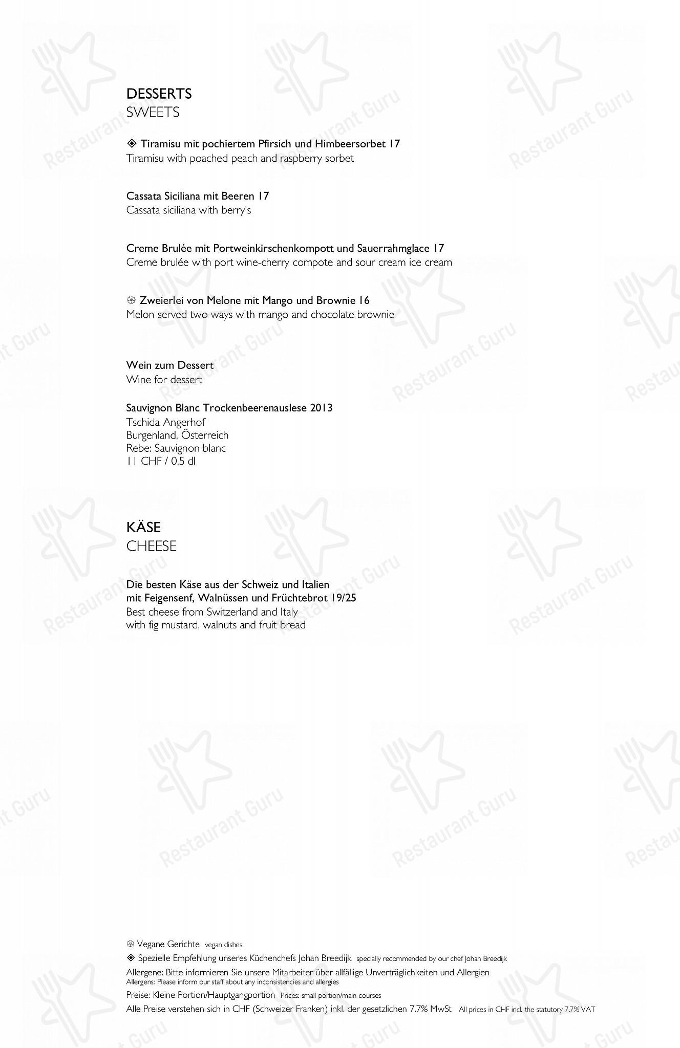 Restaurant Scala dans Lucerne - Menu Kids