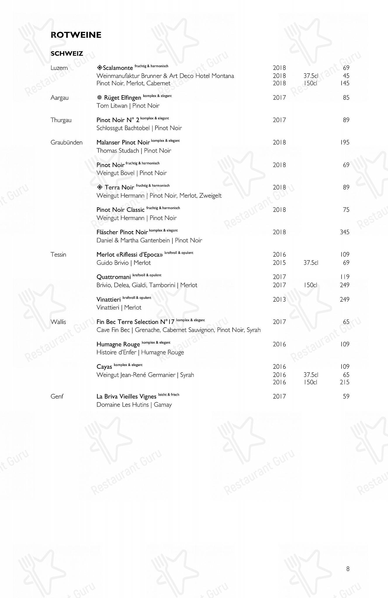 Restaurant Scala dans Lucerne - Menu Kids